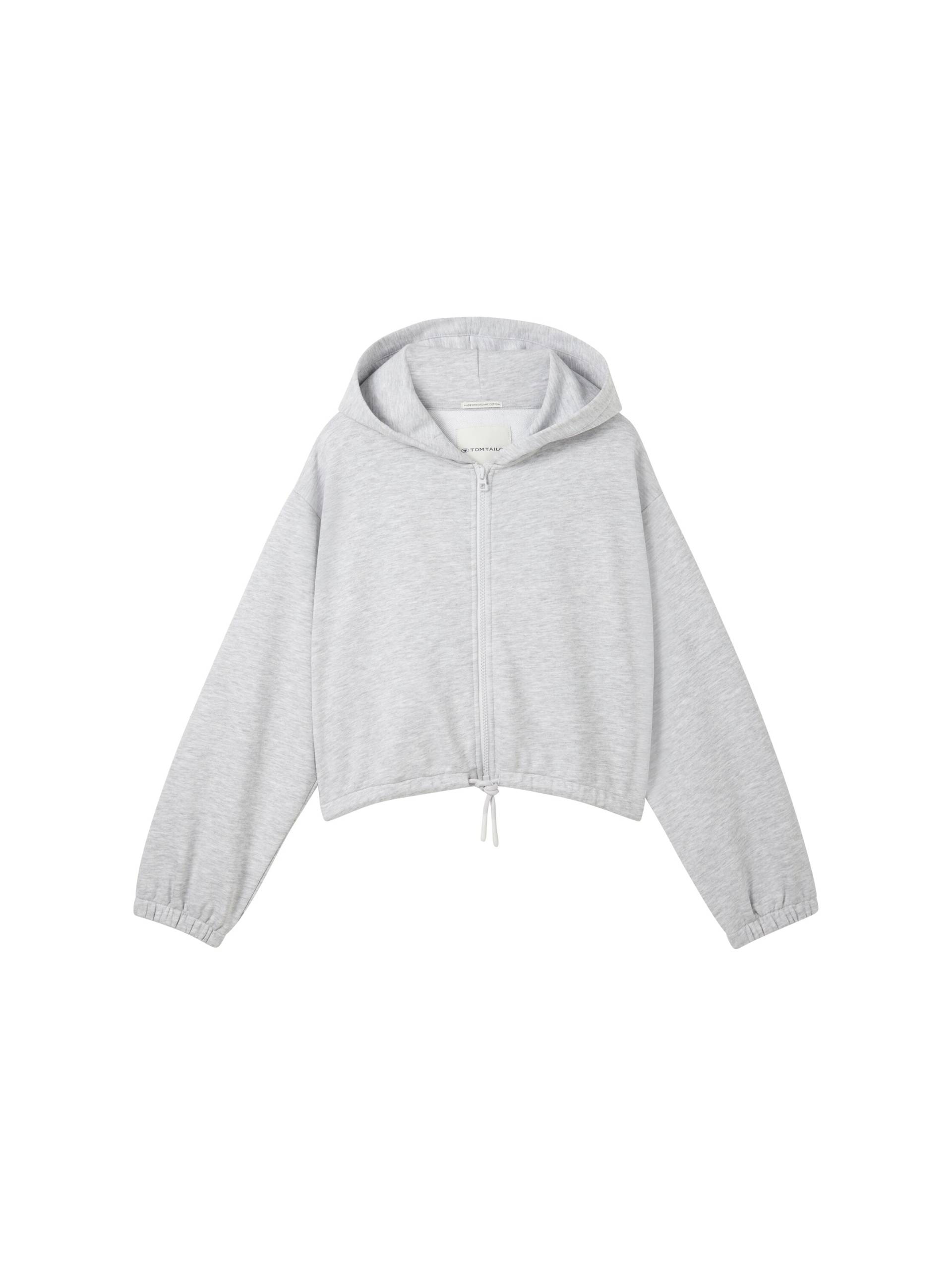 TOM TAILOR Sweatjacke »Full Zip«, mit Kordelzug in kurzer Form TOM TAILOR Sweatjacke »Full Zip«, mit Kordelzug in kurzer Form von TOM TAILOR