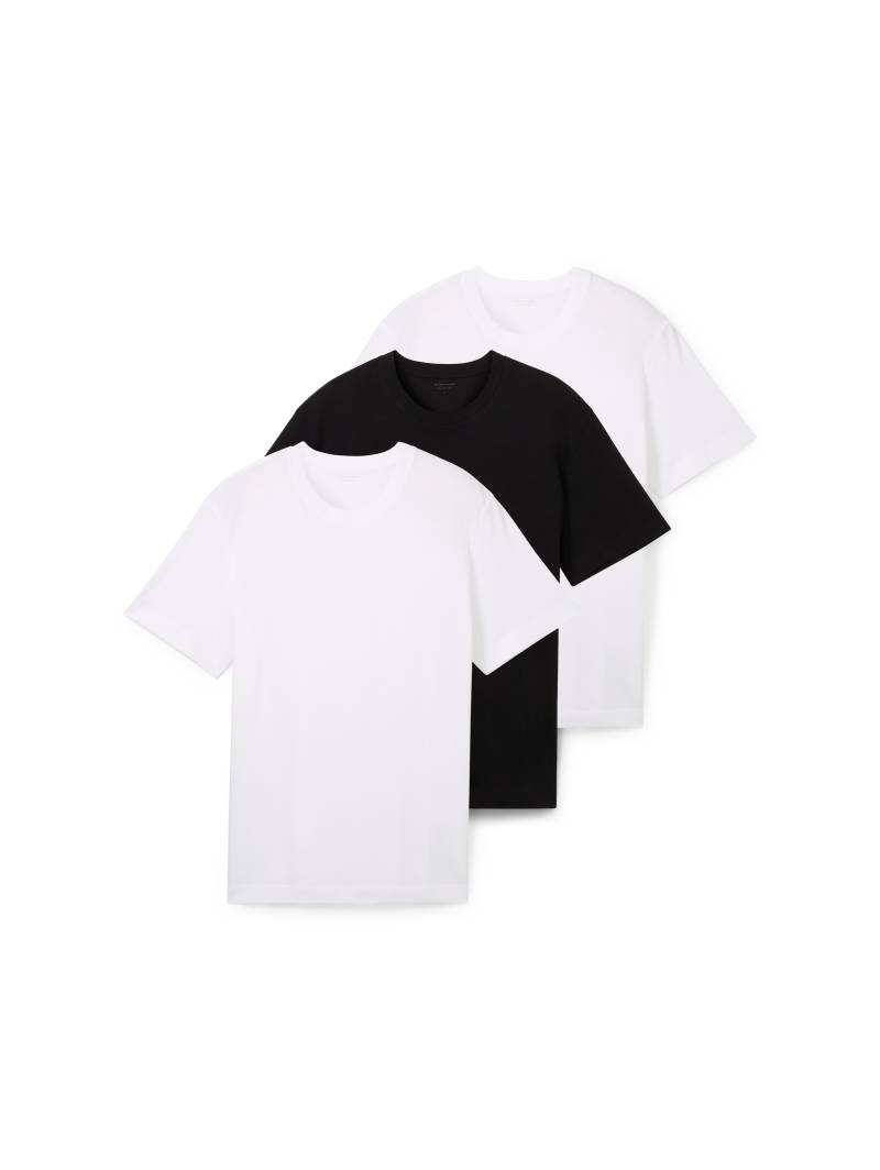 TOM TAILOR T-Shirt, (Packung, 3 tlg.), im Dreierpack von TOM TAILOR