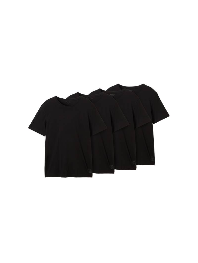 TOM TAILOR T-Shirt, (Packung, 4 tlg.), in 4er Packung von TOM TAILOR