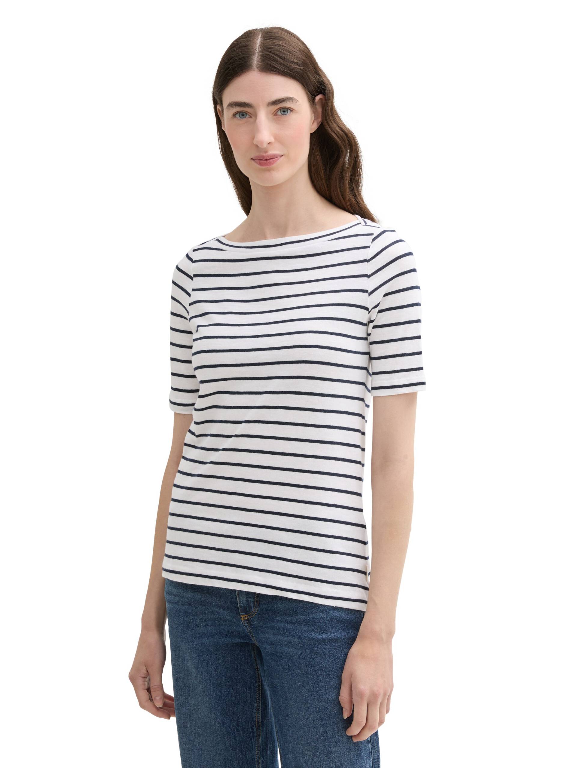 TOM TAILOR T-Shirt, lässige Streifenoptik TOM TAILOR T-Shirt, lässige Streifenoptik von TOM TAILOR