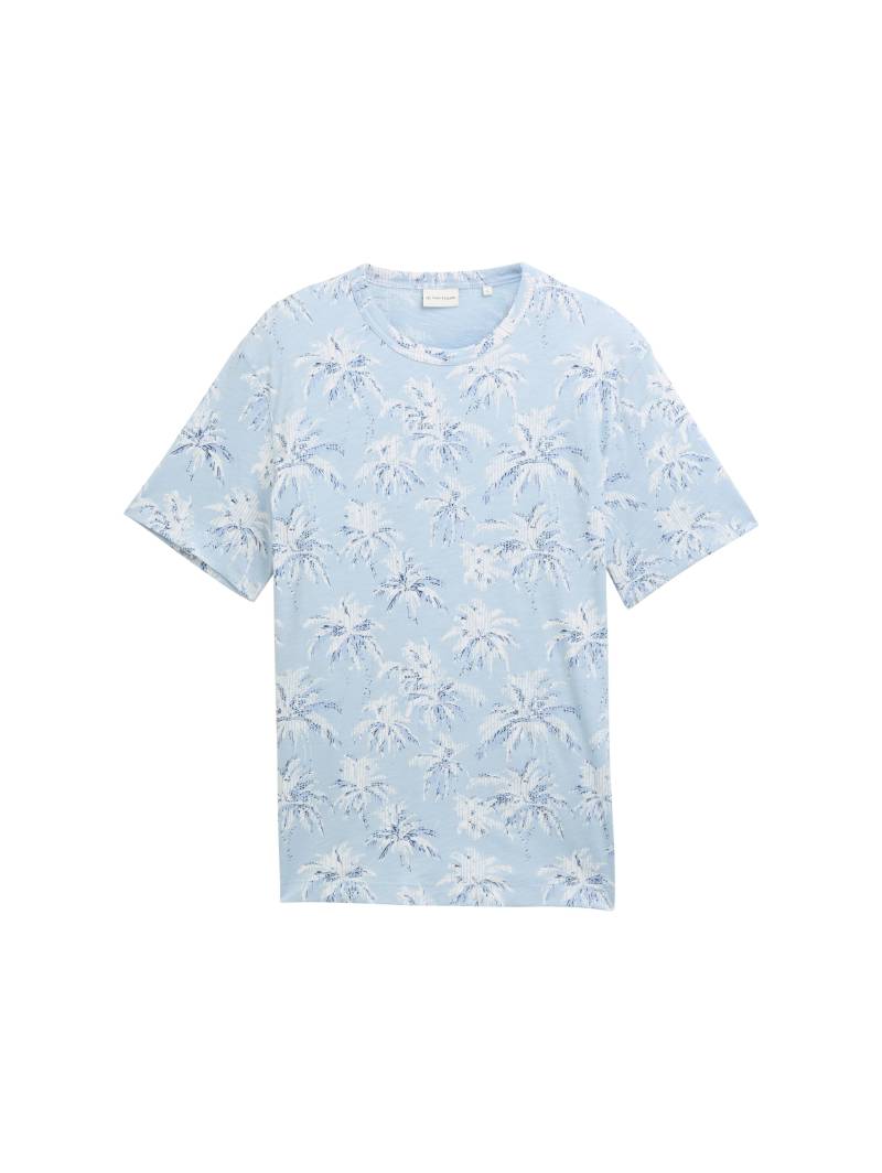 TOM TAILOR T-Shirt, mit All-Over Palmen Print von TOM TAILOR