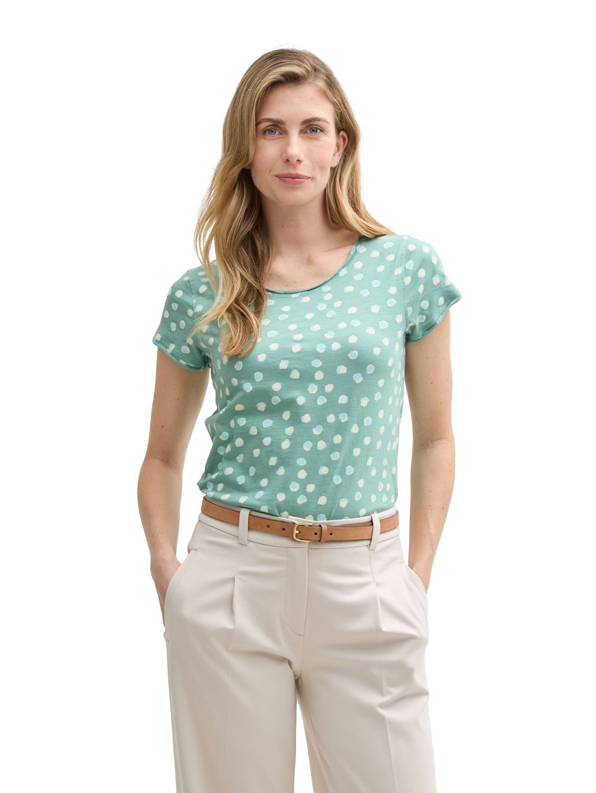 TOM TAILOR T-Shirt, mit All-Over Print von TOM TAILOR