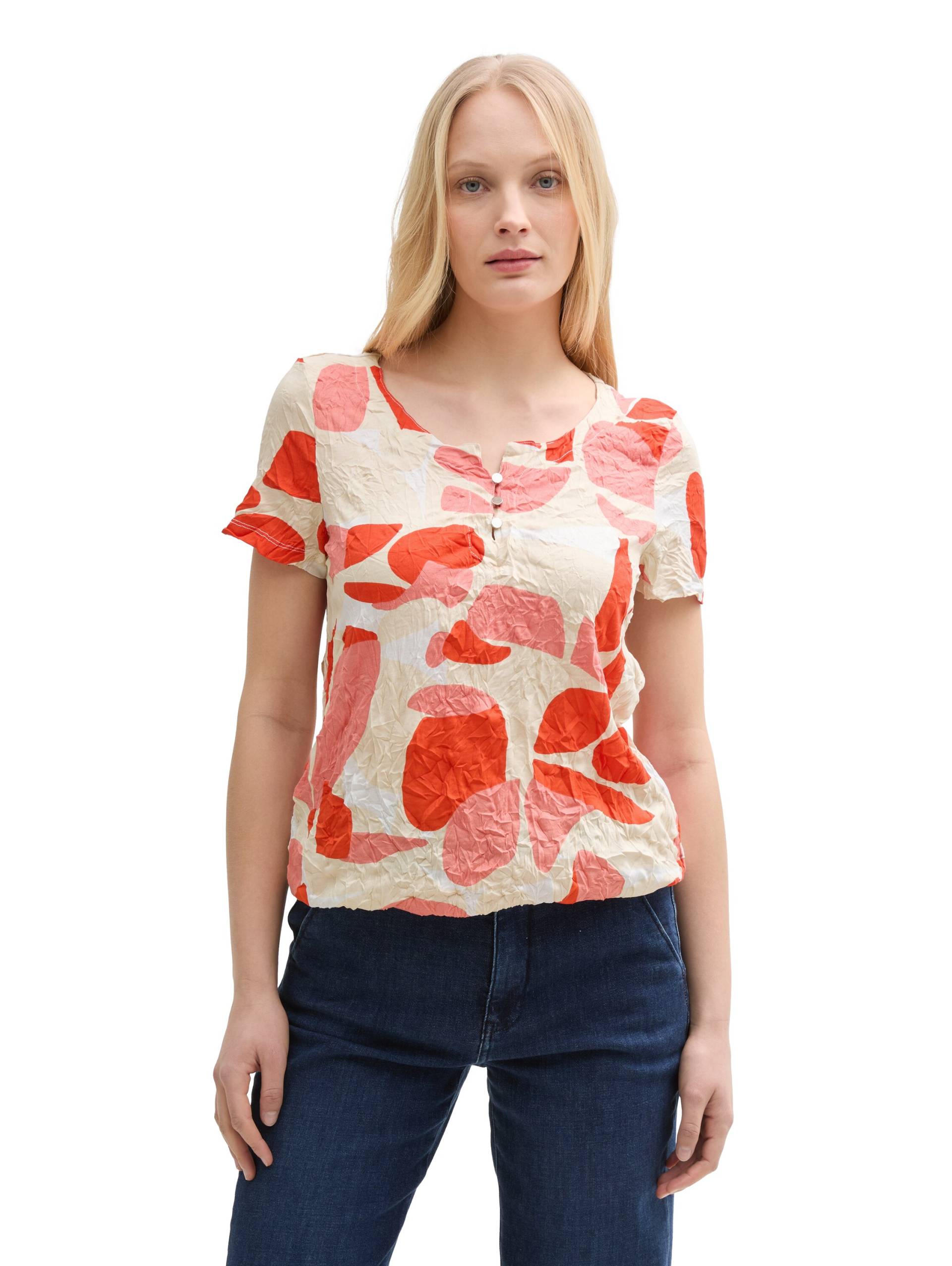 TOM TAILOR T-Shirt, mit All-Over Print von TOM TAILOR