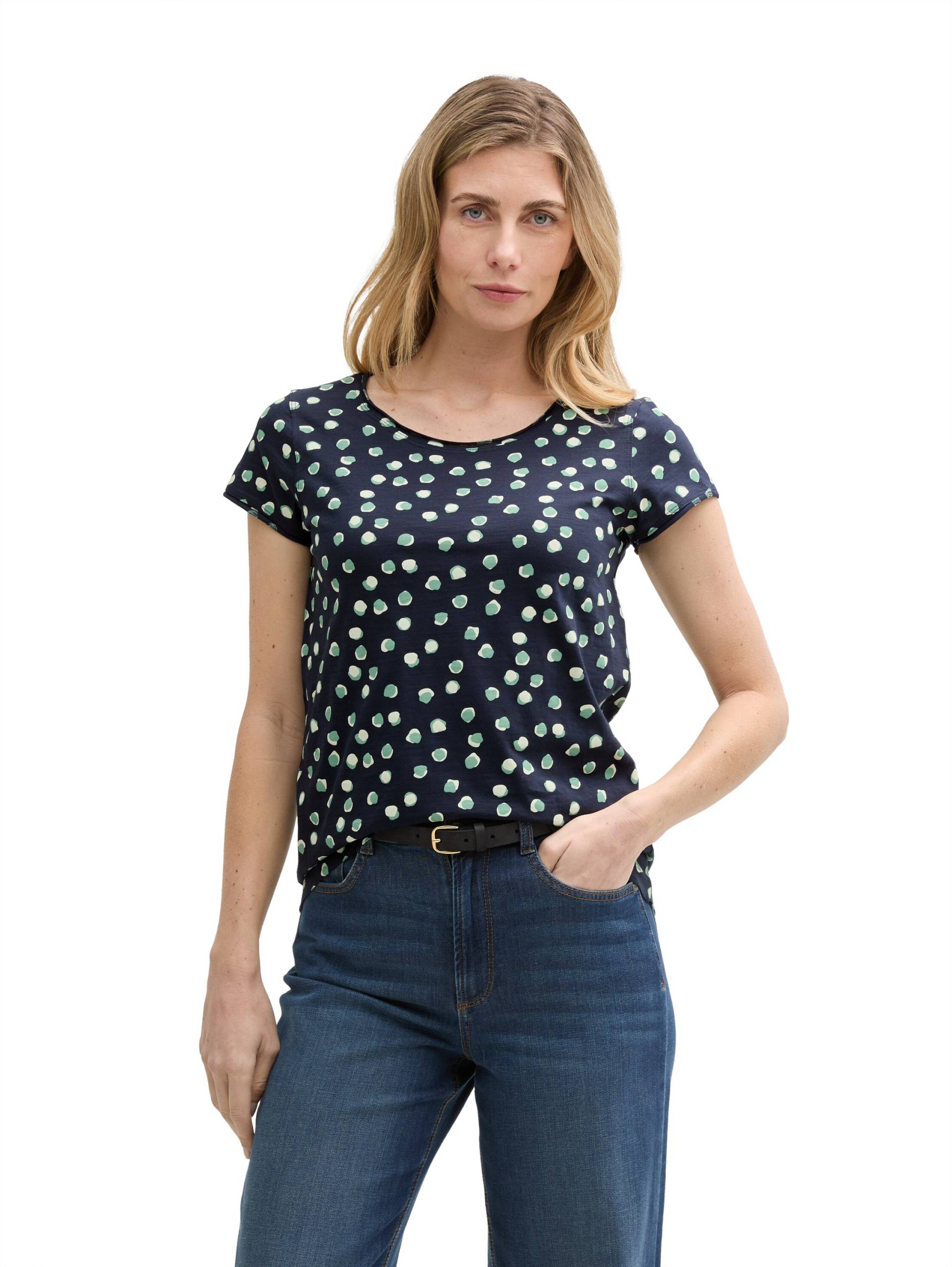 TOM TAILOR T-Shirt, mit All-Over Print von TOM TAILOR