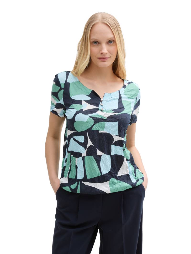 TOM TAILOR T-Shirt, mit All-Over Print von TOM TAILOR