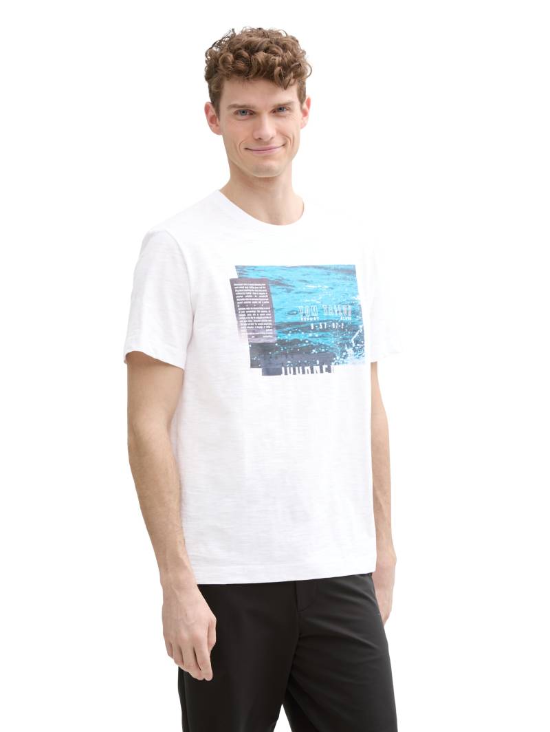 TOM TAILOR T-Shirt, mit Front Print von TOM TAILOR