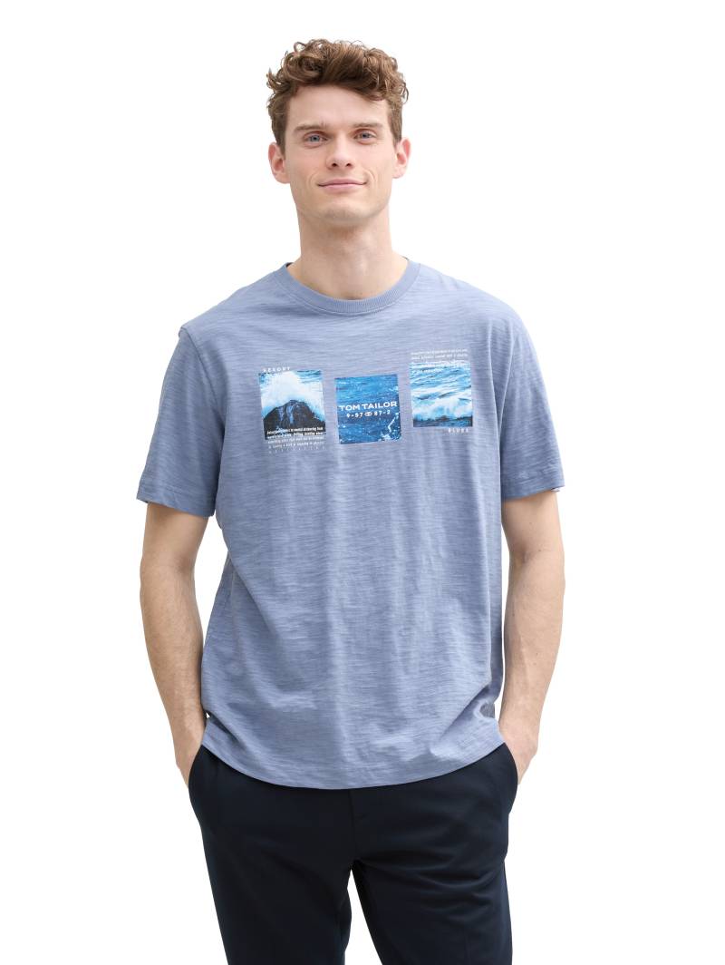 TOM TAILOR T-Shirt, mit Front Print von TOM TAILOR
