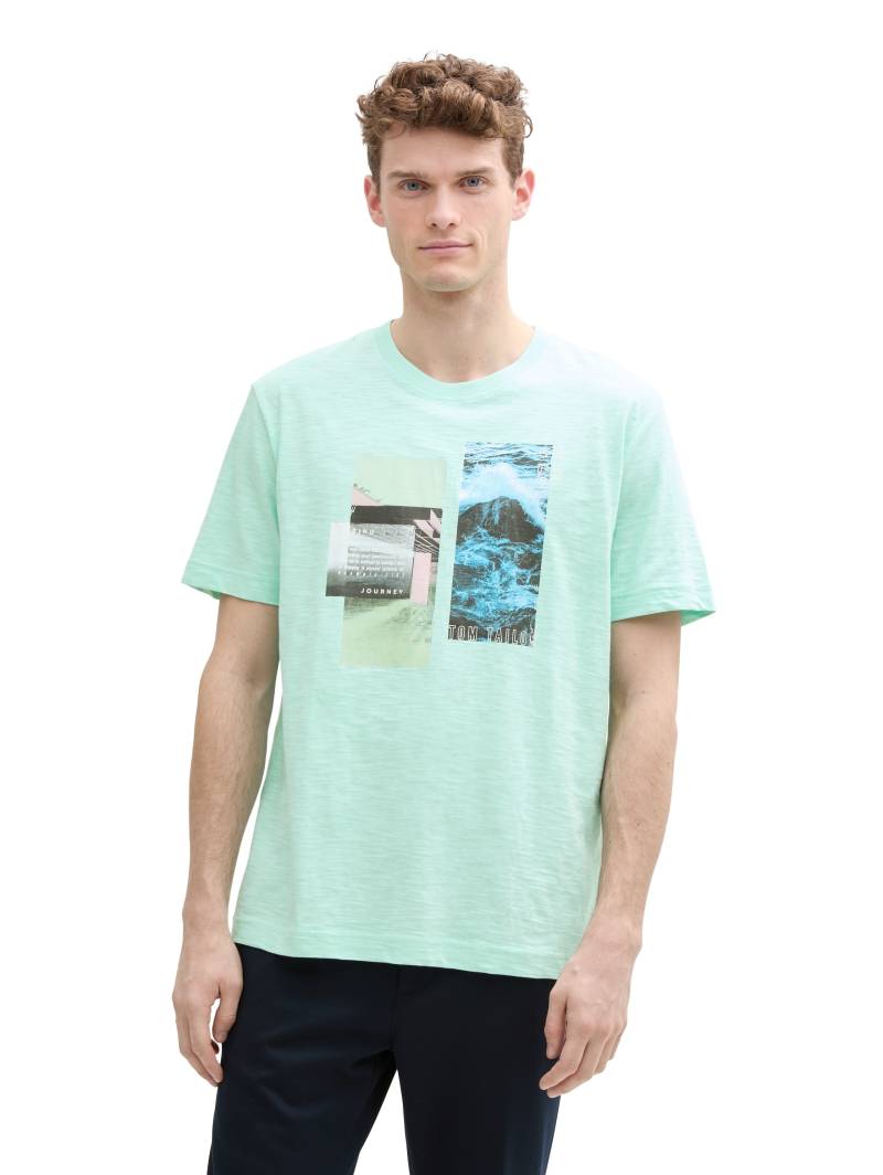 TOM TAILOR T-Shirt, mit Front Print von TOM TAILOR