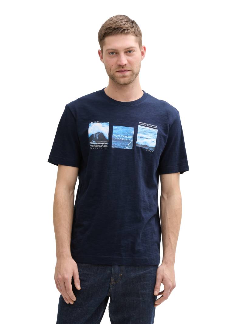 TOM TAILOR T-Shirt, mit Front Print von TOM TAILOR