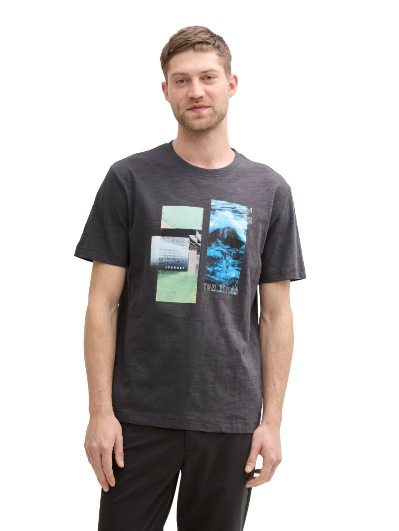 TOM TAILOR T-Shirt, mit Front Print von TOM TAILOR