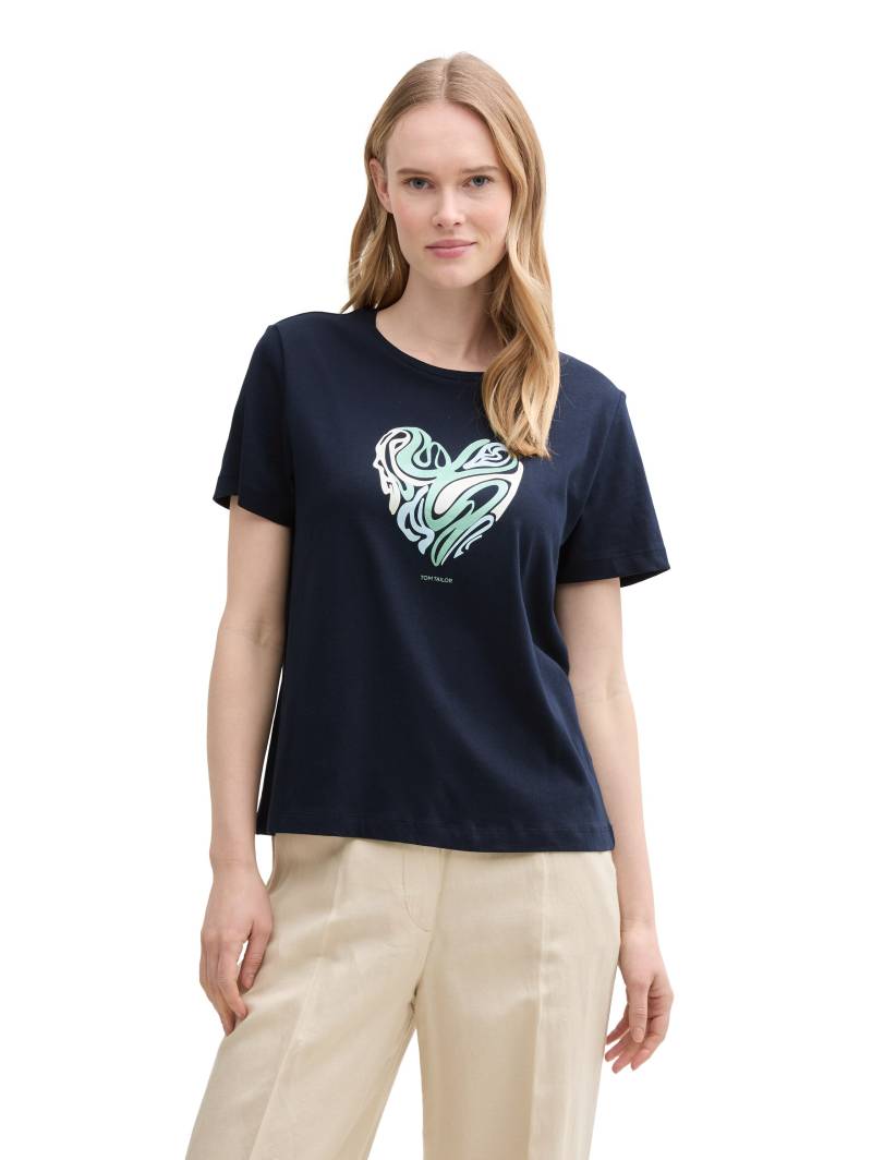 TOM TAILOR T-Shirt, mit Frontprint von TOM TAILOR