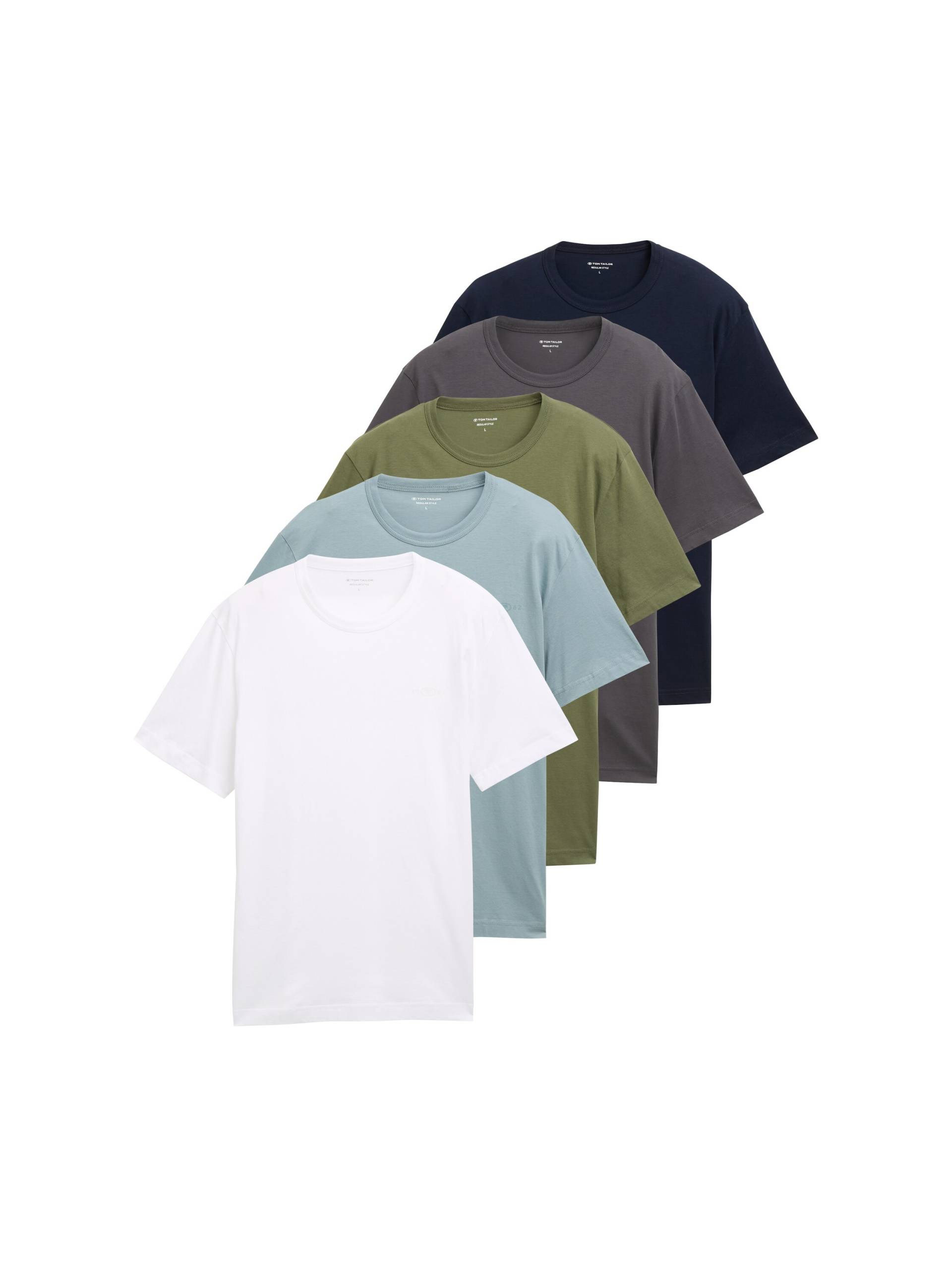 TOM TAILOR T-Shirt, mit Logo Print TOM TAILOR T-Shirt, mit Logo Print von TOM TAILOR