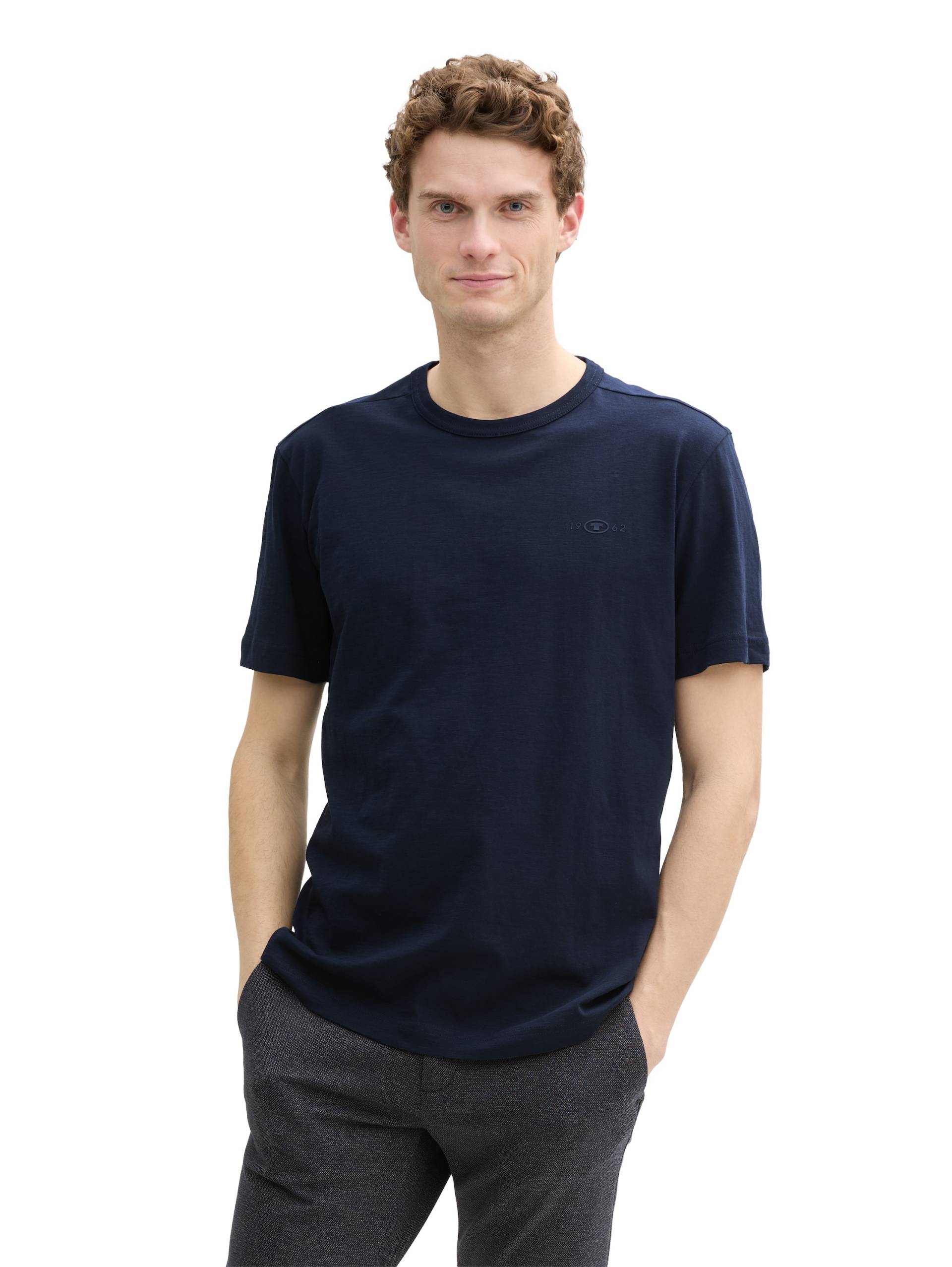 TOM TAILOR T-Shirt, mit Logo Stickerei TOM TAILOR T-Shirt, mit Logo Stickerei von TOM TAILOR