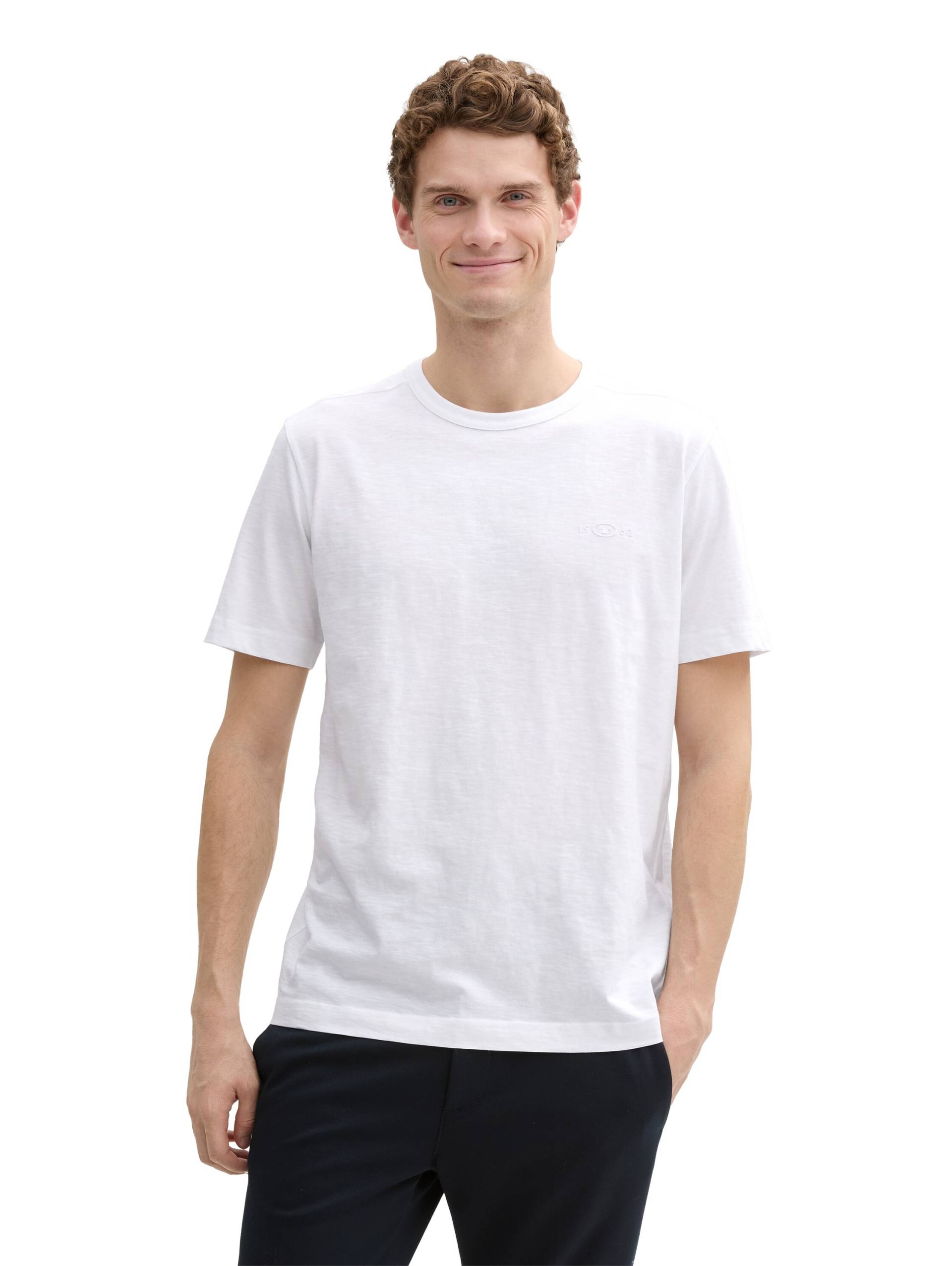 TOM TAILOR T-Shirt, mit Logo Stickerei von TOM TAILOR