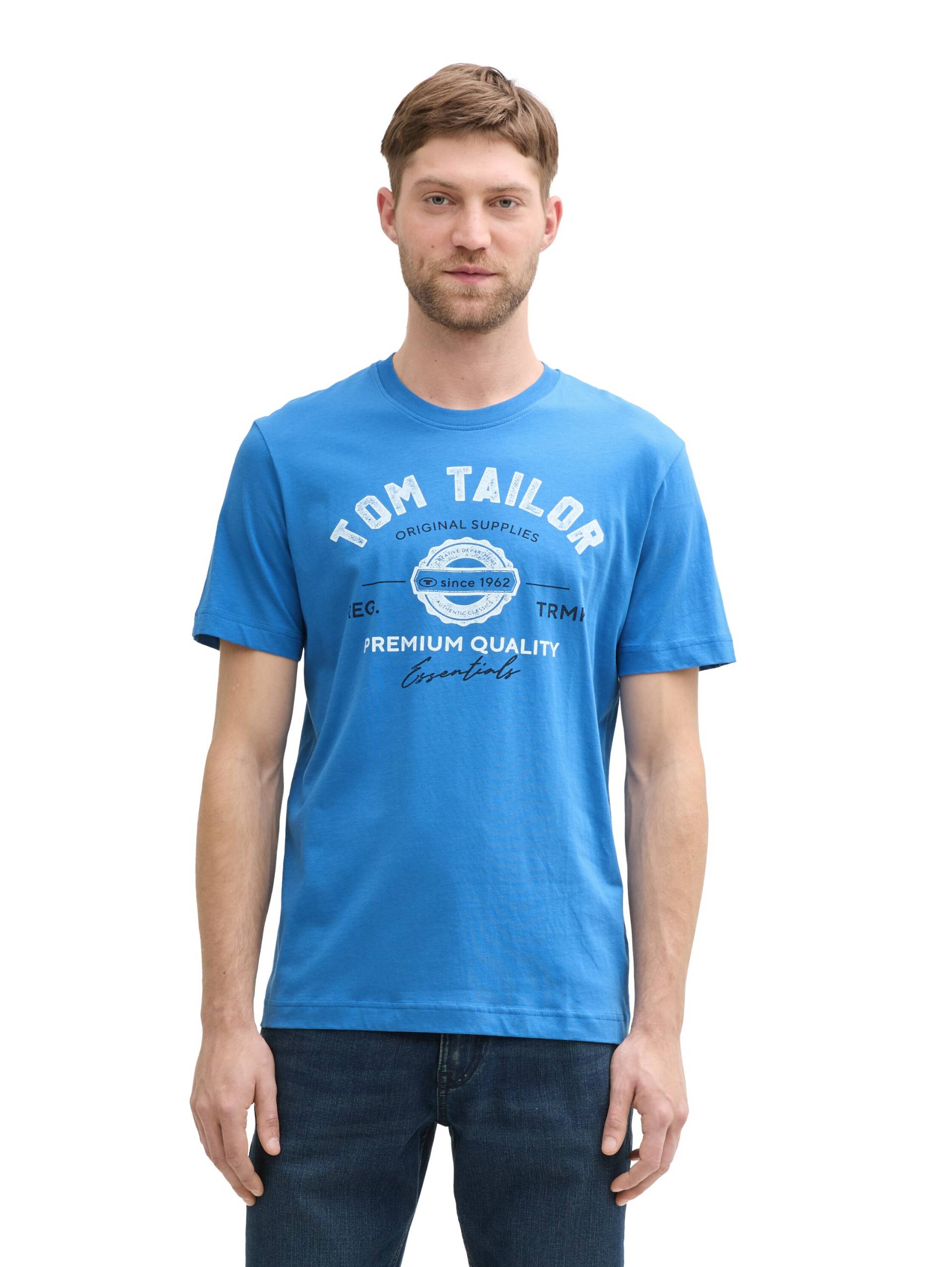 TOM TAILOR T-Shirt, mit grossem Logofrontprint TOM TAILOR T-Shirt, mit grossem Logofrontprint von TOM TAILOR