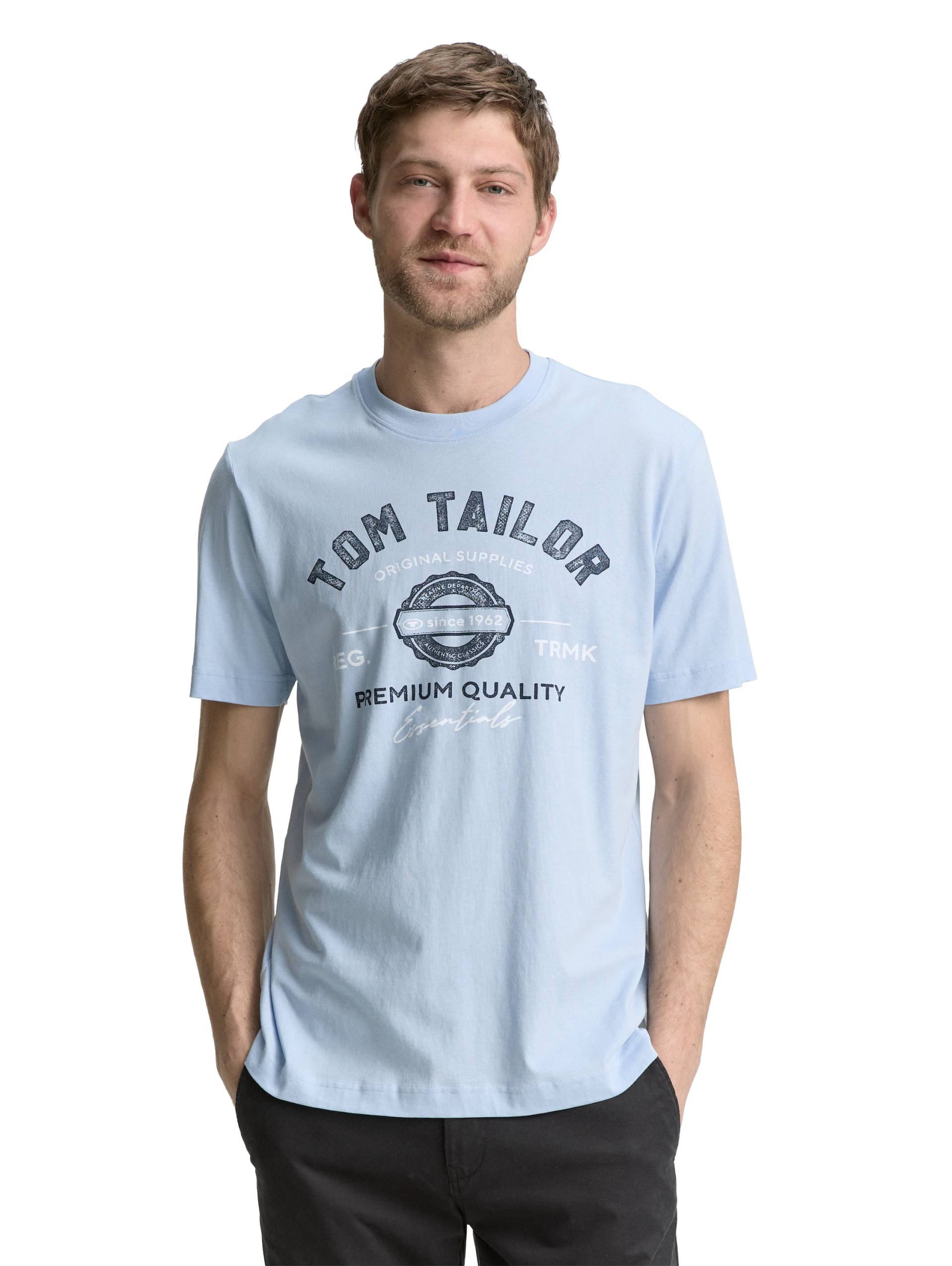 TOM TAILOR T-Shirt, mit grossem Logofrontprint TOM TAILOR T-Shirt, mit grossem Logofrontprint von TOM TAILOR