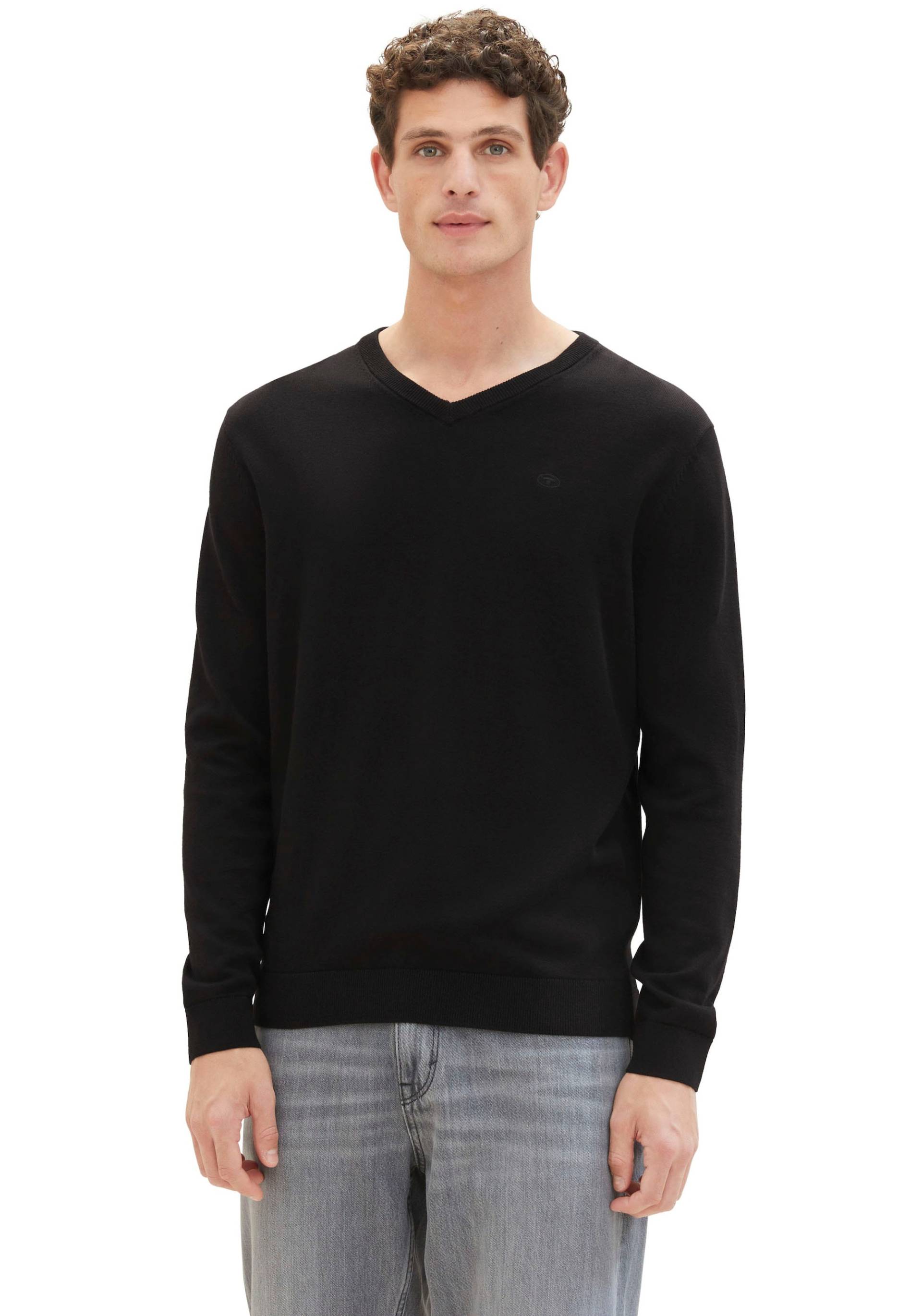 TOM TAILOR V-Ausschnitt-Pullover von TOM TAILOR