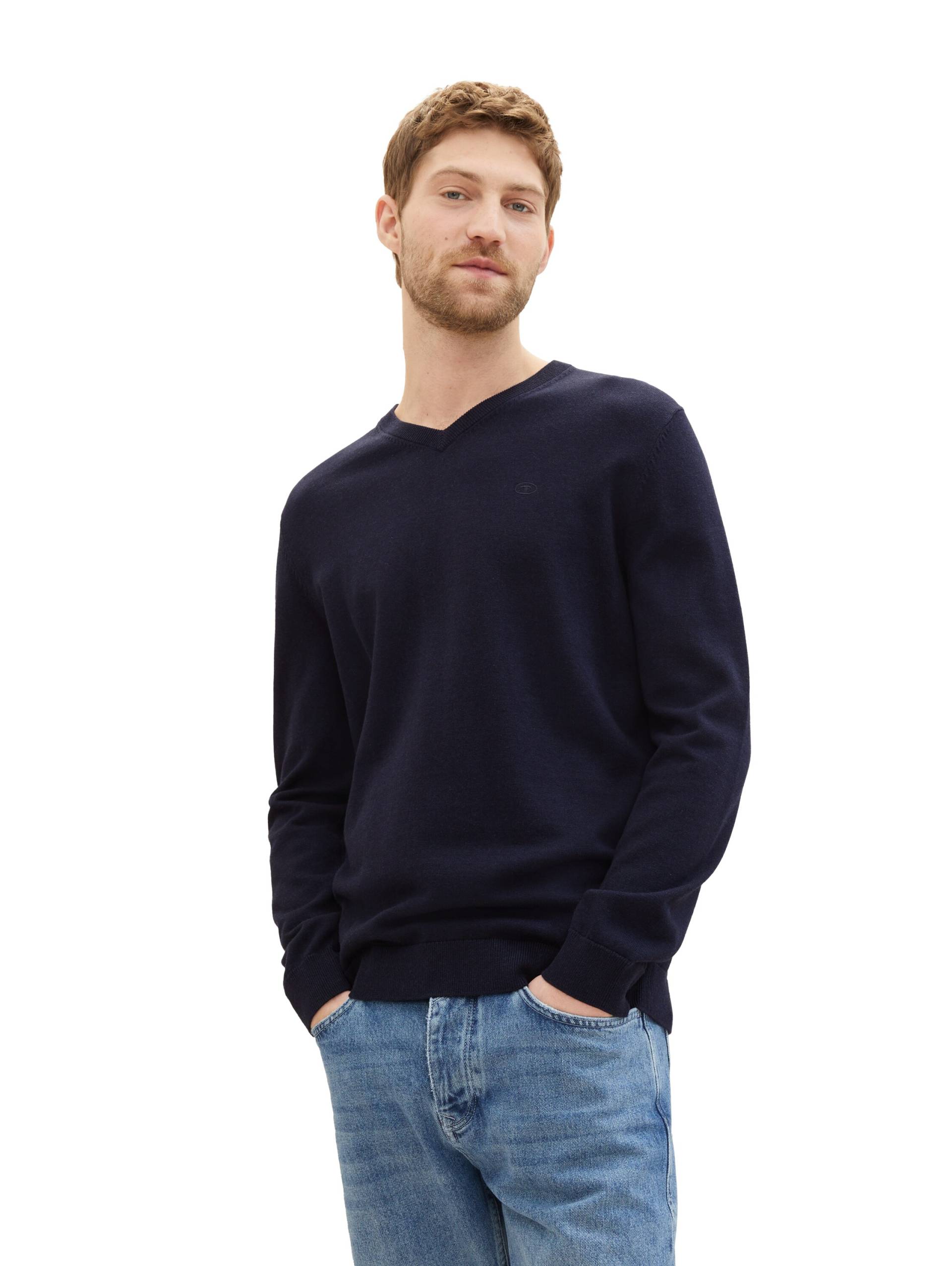 TOM TAILOR V-Ausschnitt-Pullover von TOM TAILOR