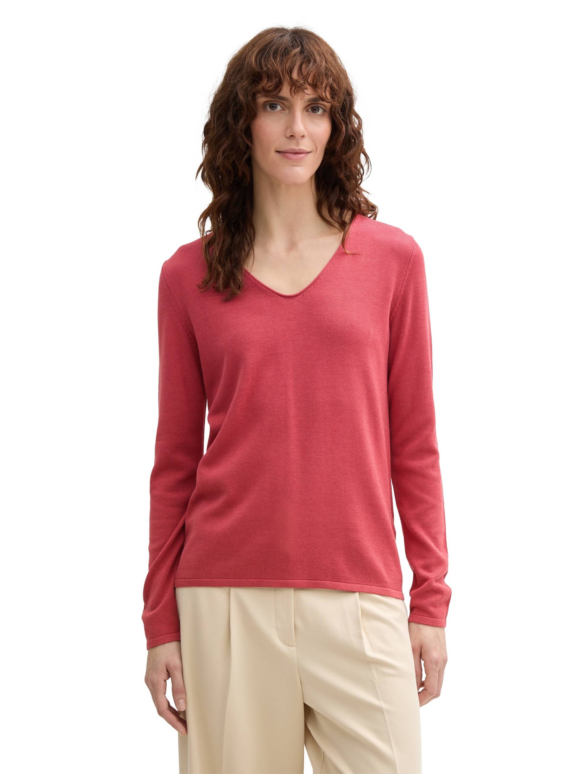 TOM TAILOR V-Ausschnitt-Pullover TOM TAILOR V-Ausschnitt-Pullover von TOM TAILOR