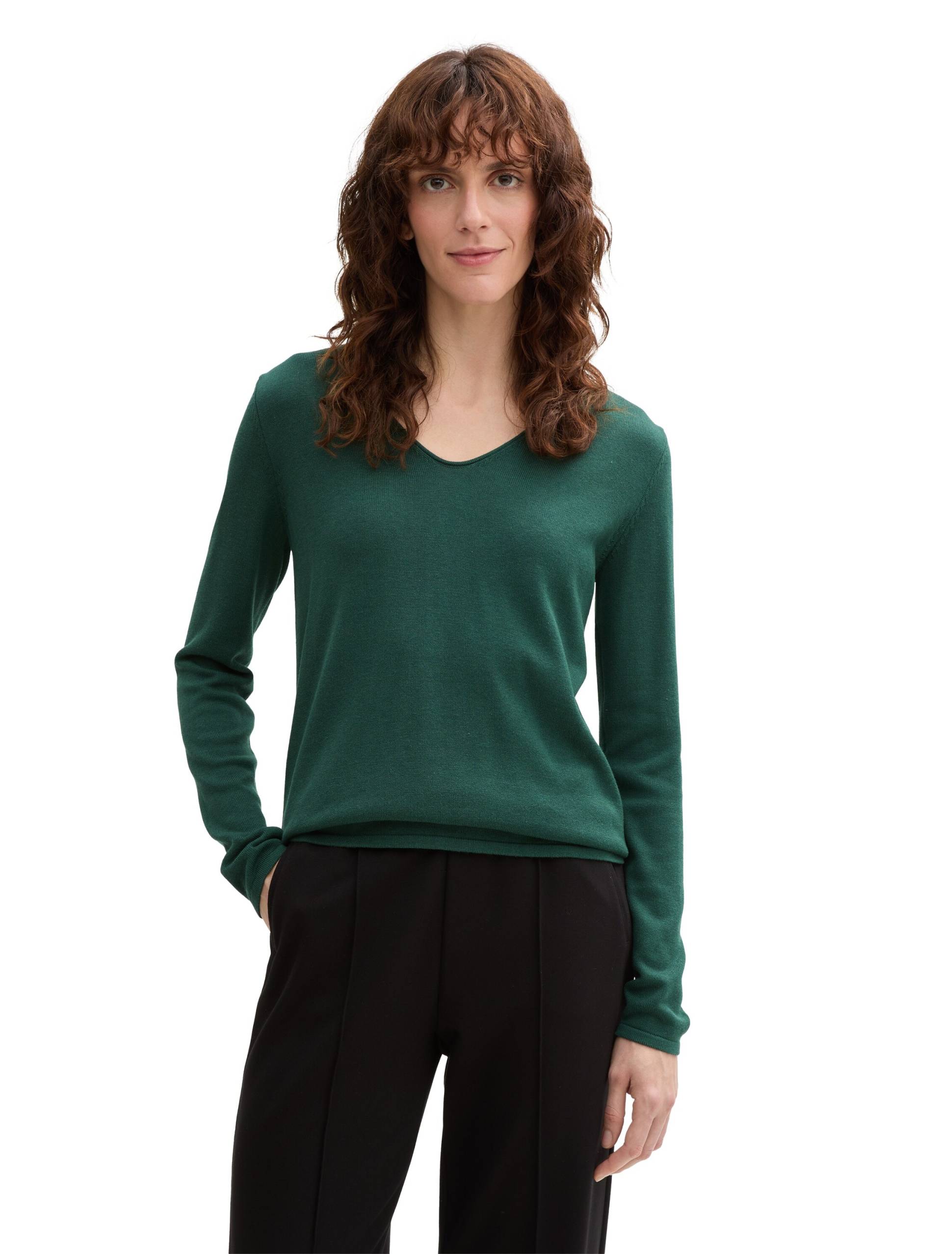 TOM TAILOR V-Ausschnitt-Pullover TOM TAILOR V-Ausschnitt-Pullover von TOM TAILOR