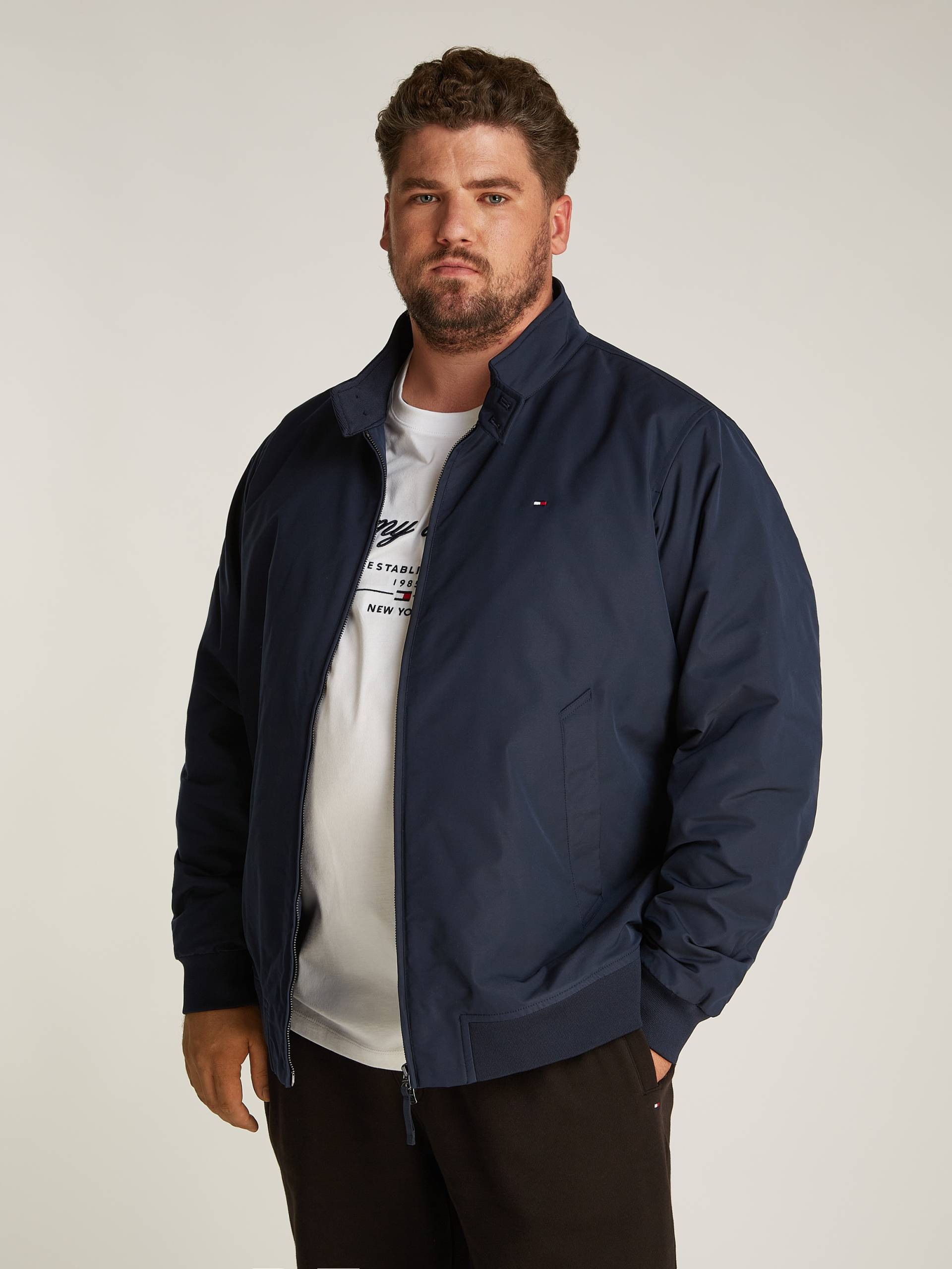 Tommy Hilfiger Big & Tall Allwetterjacke »BT-HARRINGTON JACKET-B«, in Grossen Grössen, Logostickerei Tommy Hilfiger Big & Tall Allwetterjacke »BT-HARRINGTON JACKET-B«, in Grossen Grössen, Logostickerei von TOMMY HILFIGER Big & Tall