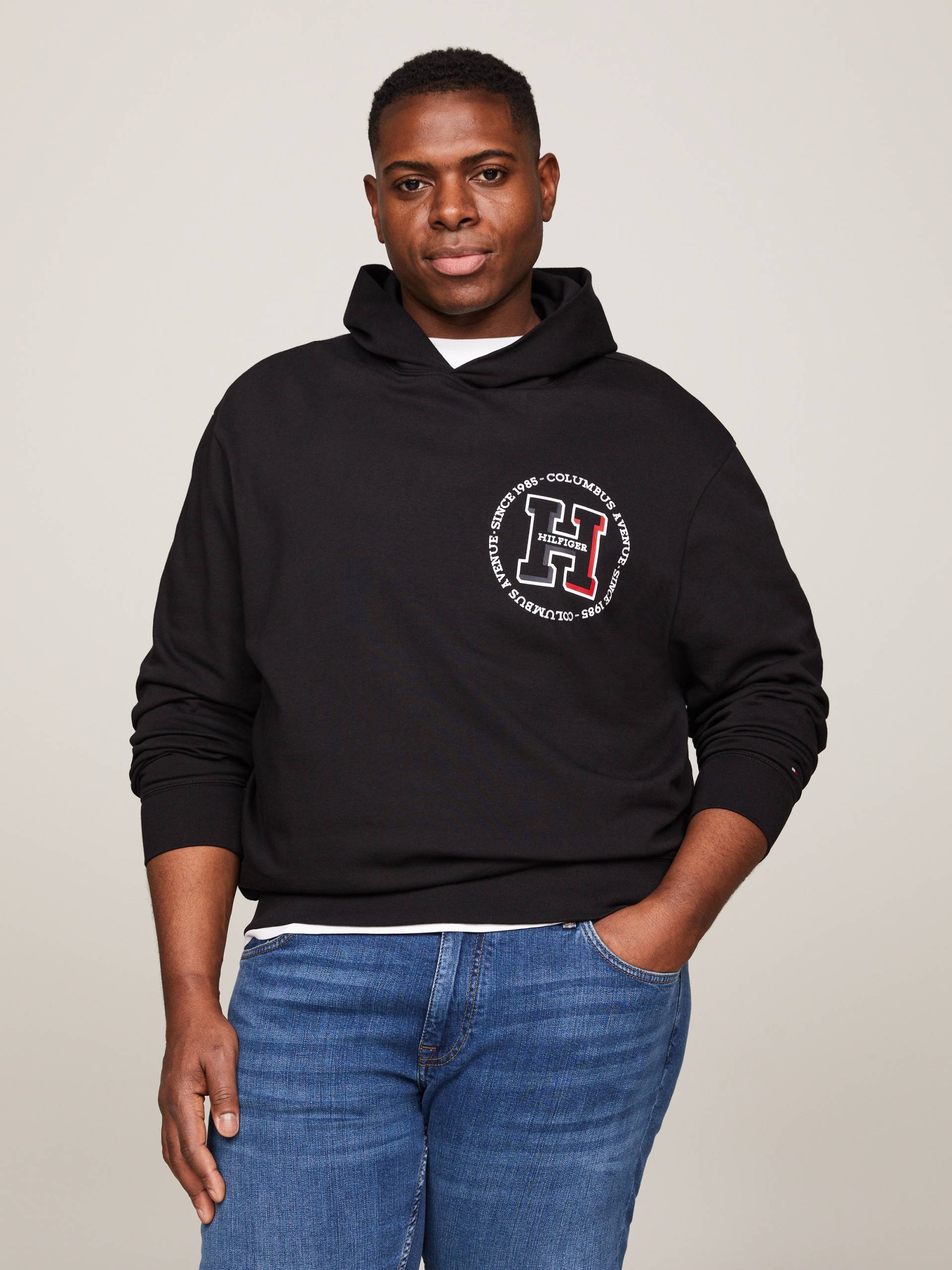 Tommy Hilfiger Big & Tall Hoodie »BT-HILFIGER H ROUNDEL HOODY-B« von TOMMY HILFIGER Big & Tall