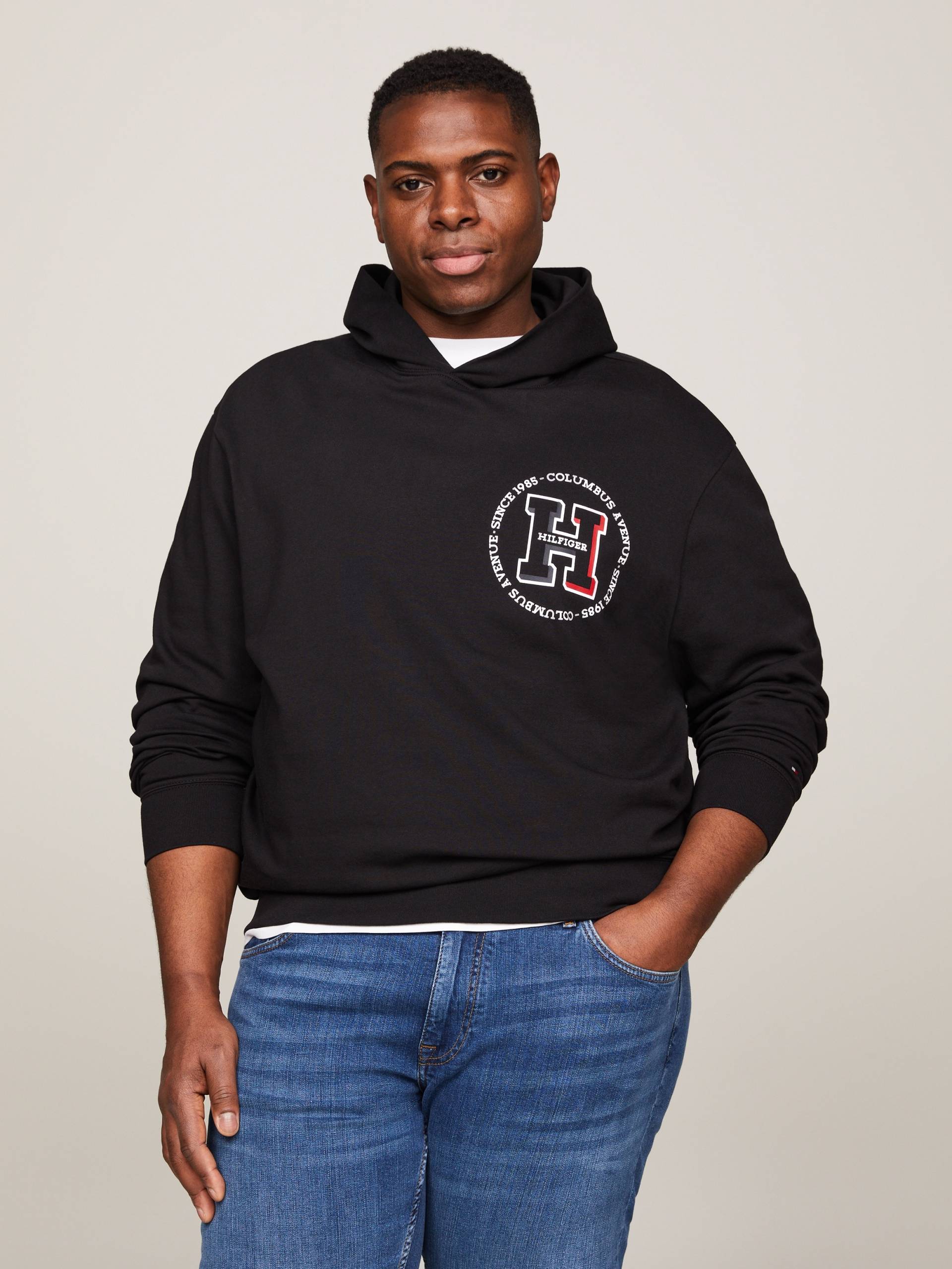 Tommy Hilfiger Big & Tall Hoodie »BT-HILFIGER H ROUNDEL HOODY-B«, Grosse Grössen Tommy Hilfiger Big & Tall Hoodie »BT-HILFIGER H ROUNDEL HOODY-B«, Grosse Grössen von TOMMY HILFIGER Big & Tall