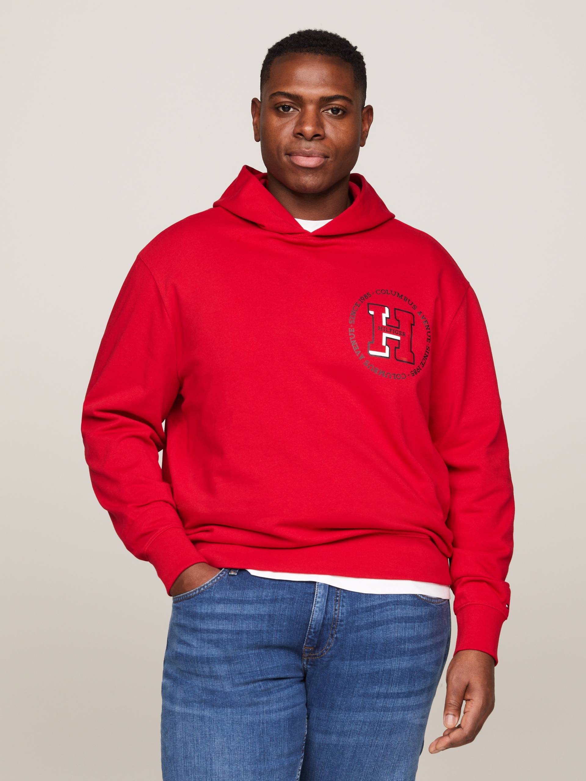 Tommy Hilfiger Big & Tall Hoodie »BT-HILFIGER H ROUNDEL HOODY-B« von TOMMY HILFIGER Big & Tall