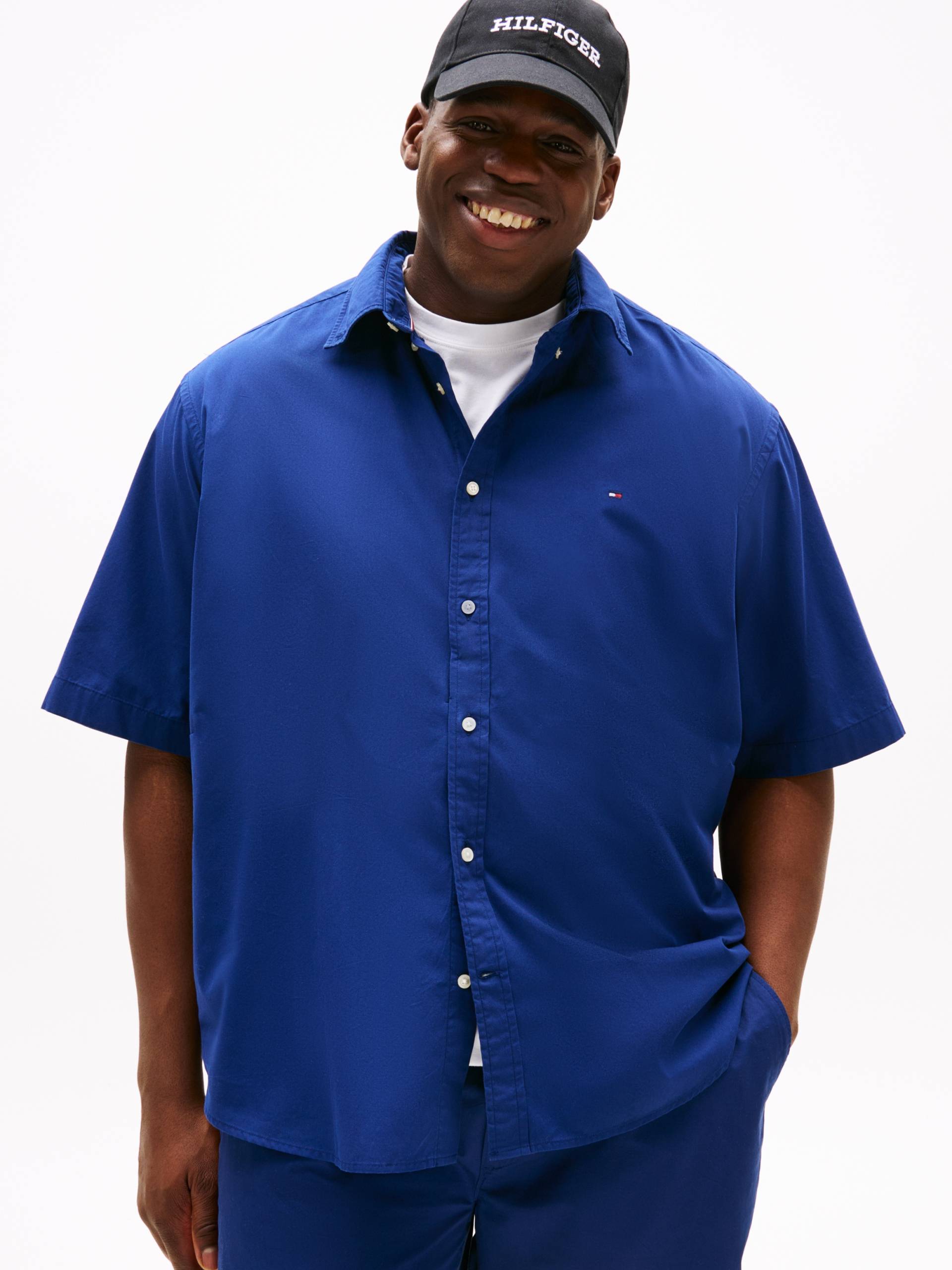 Tommy Hilfiger Big & Tall Kurzarmhemd »BT-FLEX POPLIN SOLID S/S SHIRT-B«, Grosse Grössen Tommy Hilfiger Big & Tall Kurzarmhemd »BT-FLEX POPLIN SOLID S/S SHIRT-B«, Grosse Grössen von TOMMY HILFIGER Big & Tall
