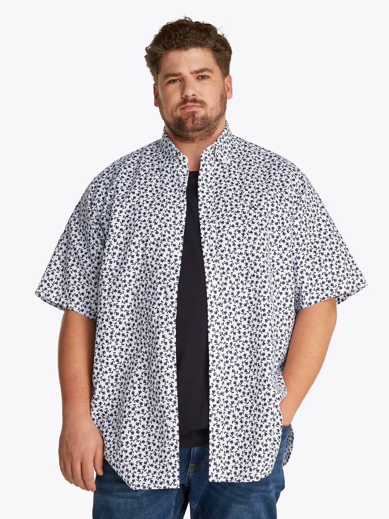 Tommy Hilfiger Big & Tall Kurzarmhemd »BT-LINEN BLEND MPRINT«, mit Allover-Print, Grosse Grössen von TOMMY HILFIGER Big & Tall