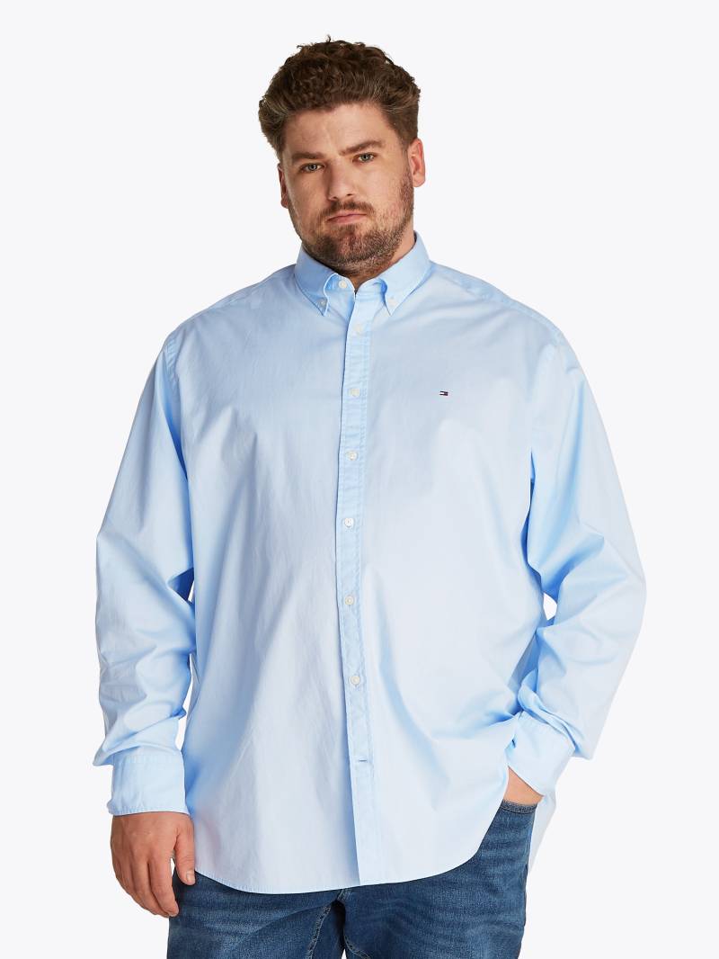 Tommy Hilfiger Big & Tall Langarmhemd »BT-FLEX POPLIN SOLID RF SHIRT-B«, Grosse Grössen von TOMMY HILFIGER Big & Tall