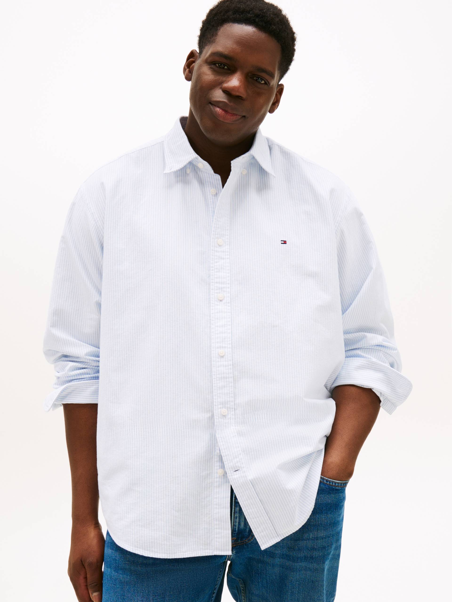 Tommy Hilfiger Big & Tall Langarmhemd »BT-HERITAGE OXFORD STP RF SRT-B«, Grosse Grössen Tommy Hilfiger Big & Tall Langarmhemd »BT-HERITAGE OXFORD STP RF SRT-B«, Grosse Grössen von TOMMY HILFIGER Big & Tall