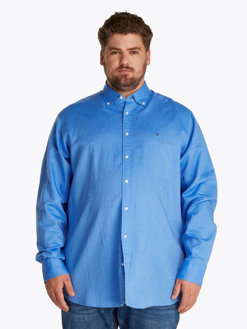 Tommy Hilfiger Big & Tall Langarmhemd »BT-LINEN BLEND SOLID«, Grosse Grössen von TOMMY HILFIGER Big & Tall