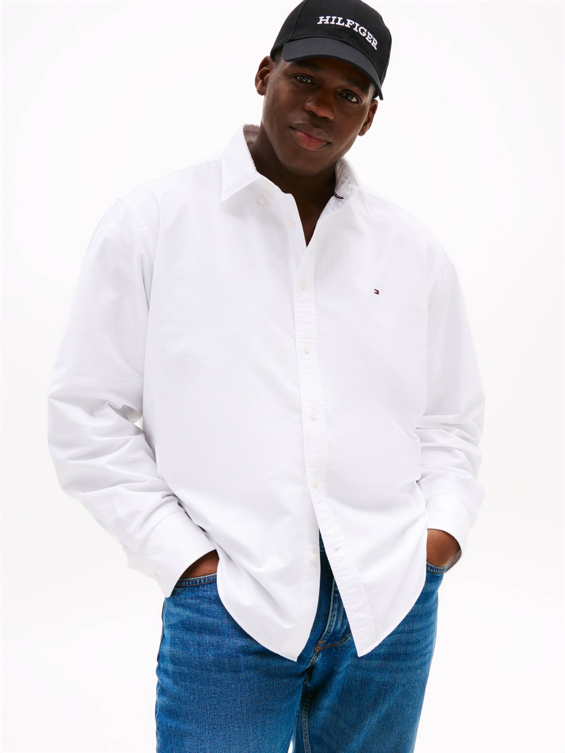 Tommy Hilfiger Big & Tall Langarmhemd »BT-SOLID HERITAGE OXFORD RF S-B«, Grosse Grössen Tommy Hilfiger Big & Tall Langarmhemd »BT-SOLID HERITAGE OXFORD RF S-B«, Grosse Grössen von TOMMY HILFIGER Big & Tall