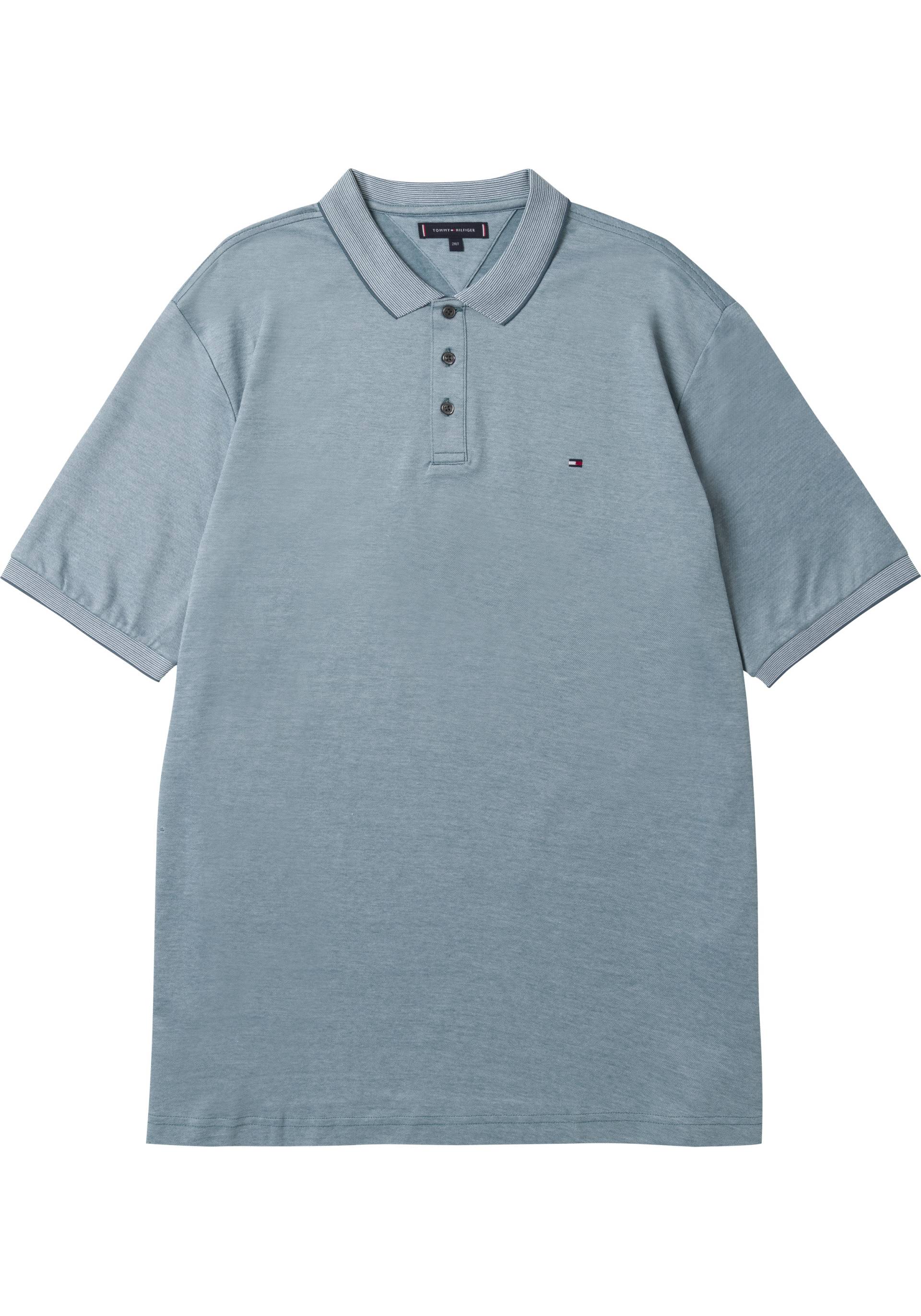 Tommy Hilfiger Big & Tall Poloshirt, (1 tlg.), mit zweifarbig gestricktem Polokragen von TOMMY HILFIGER Big & Tall