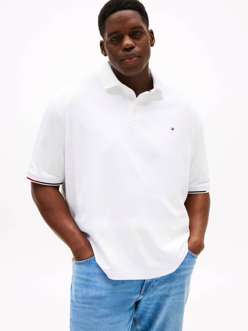 Tommy Hilfiger Big & Tall Poloshirt »BT-INTERLOCK FLAGCUFF SLIM FIT-B«, Grosse Grössen von TOMMY HILFIGER Big & Tall