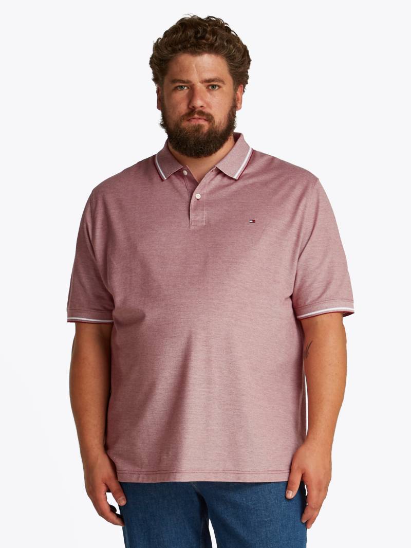 Tommy Hilfiger Big & Tall Poloshirt »BT-OXFORD TWO TONE REG POLO-B«, in Grossen Grössen, Logostickerei von TOMMY HILFIGER Big & Tall