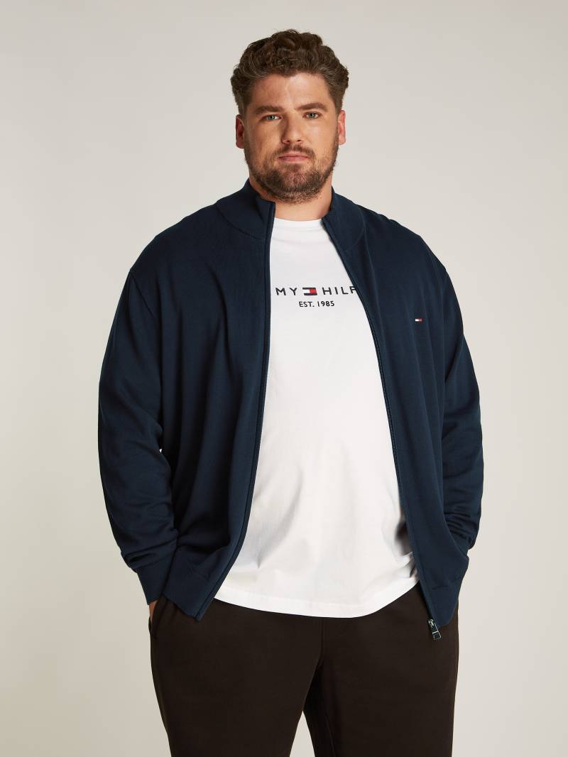 Tommy Hilfiger Big & Tall Strickjacke »BT-ESSENTIAL COTTON ZIP THRU-B«, Grossen Grössen von TOMMY HILFIGER Big & Tall