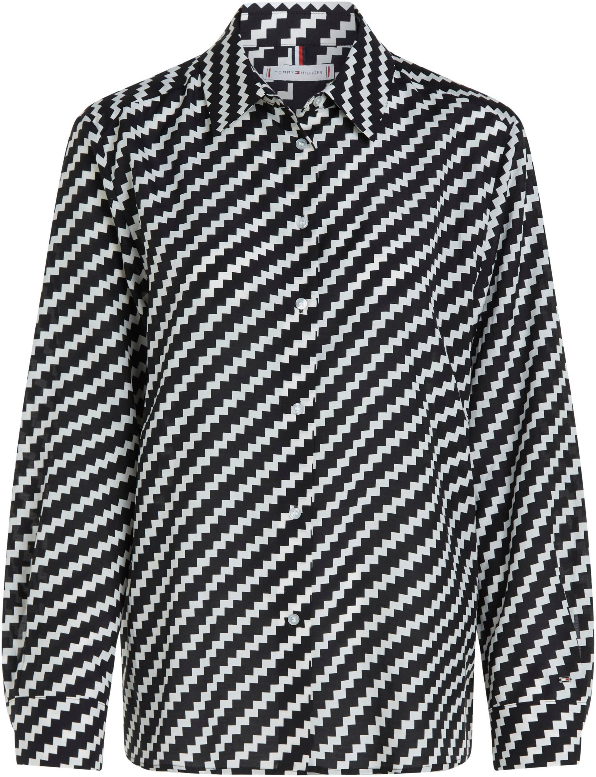 Tommy Hilfiger Curve Blusentop »CRV ZIGZAG PRINTED SHIRT« von TOMMY HILFIGER Curve