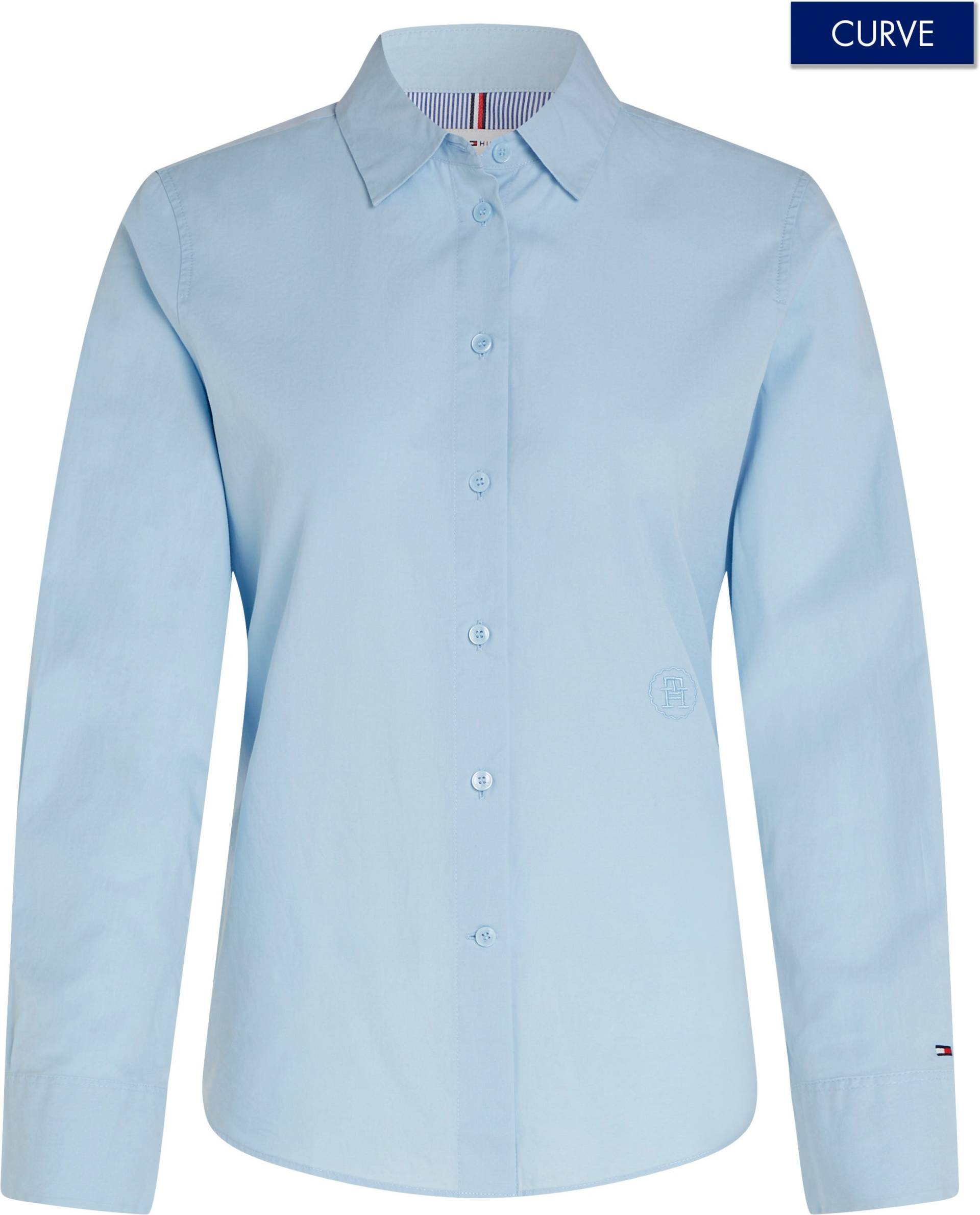 Tommy Hilfiger Curve Hemdbluse »CRV ESS POPLIN REGULAR SHIRT«, Grosse Grössen Tommy Hilfiger Curve Hemdbluse »CRV ESS POPLIN REGULAR SHIRT«, Grosse Grössen von TOMMY HILFIGER Curve