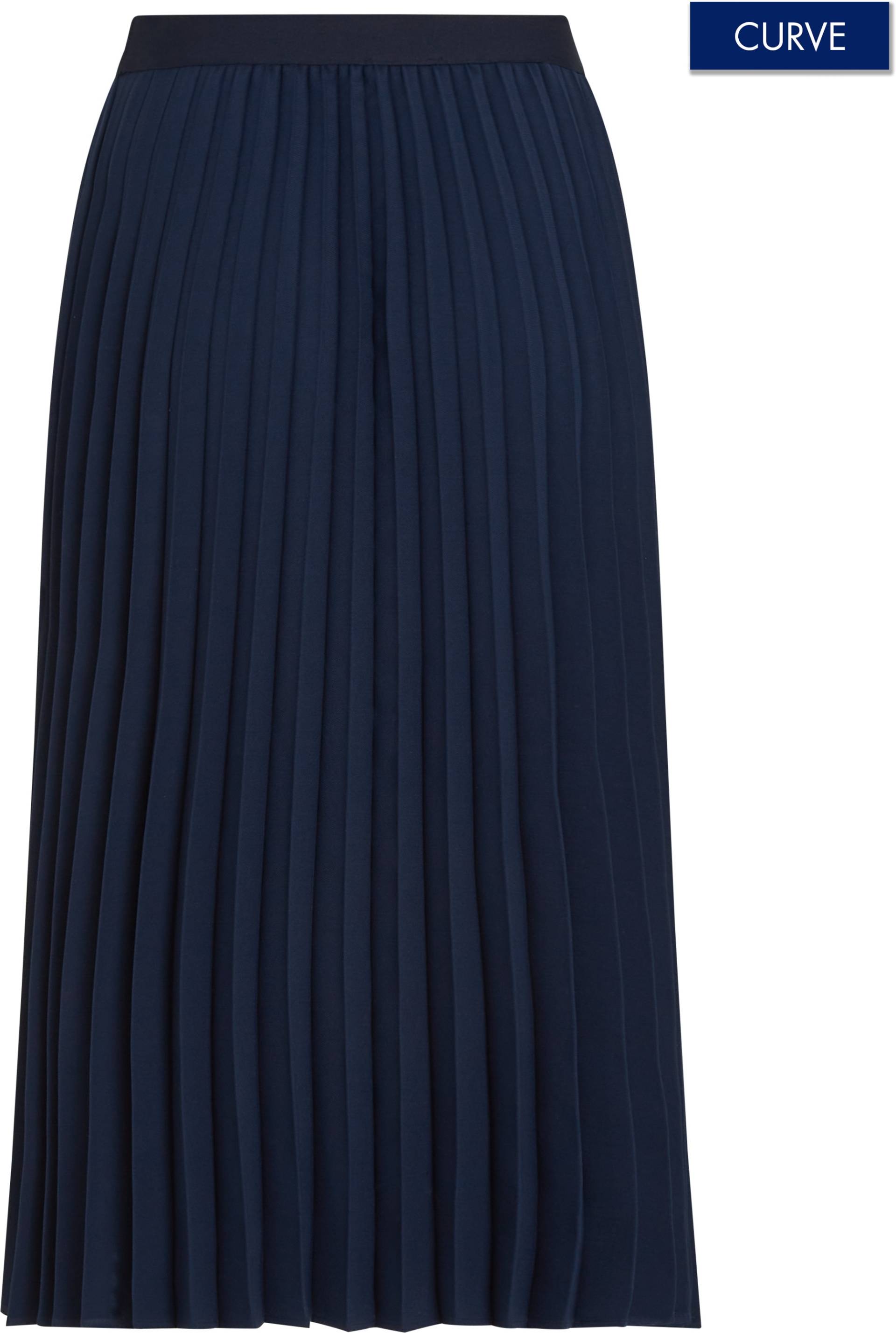 Tommy Hilfiger Curve Plisseerock »CRV FLUID PLEATED MIDI SKIRT«, in Grossen Grössen, Logo-Print Tommy Hilfiger Curve Plisseerock »CRV FLUID PLEATED MIDI SKIRT«, in Grossen Grössen, Logo-Print von TOMMY HILFIGER Curve