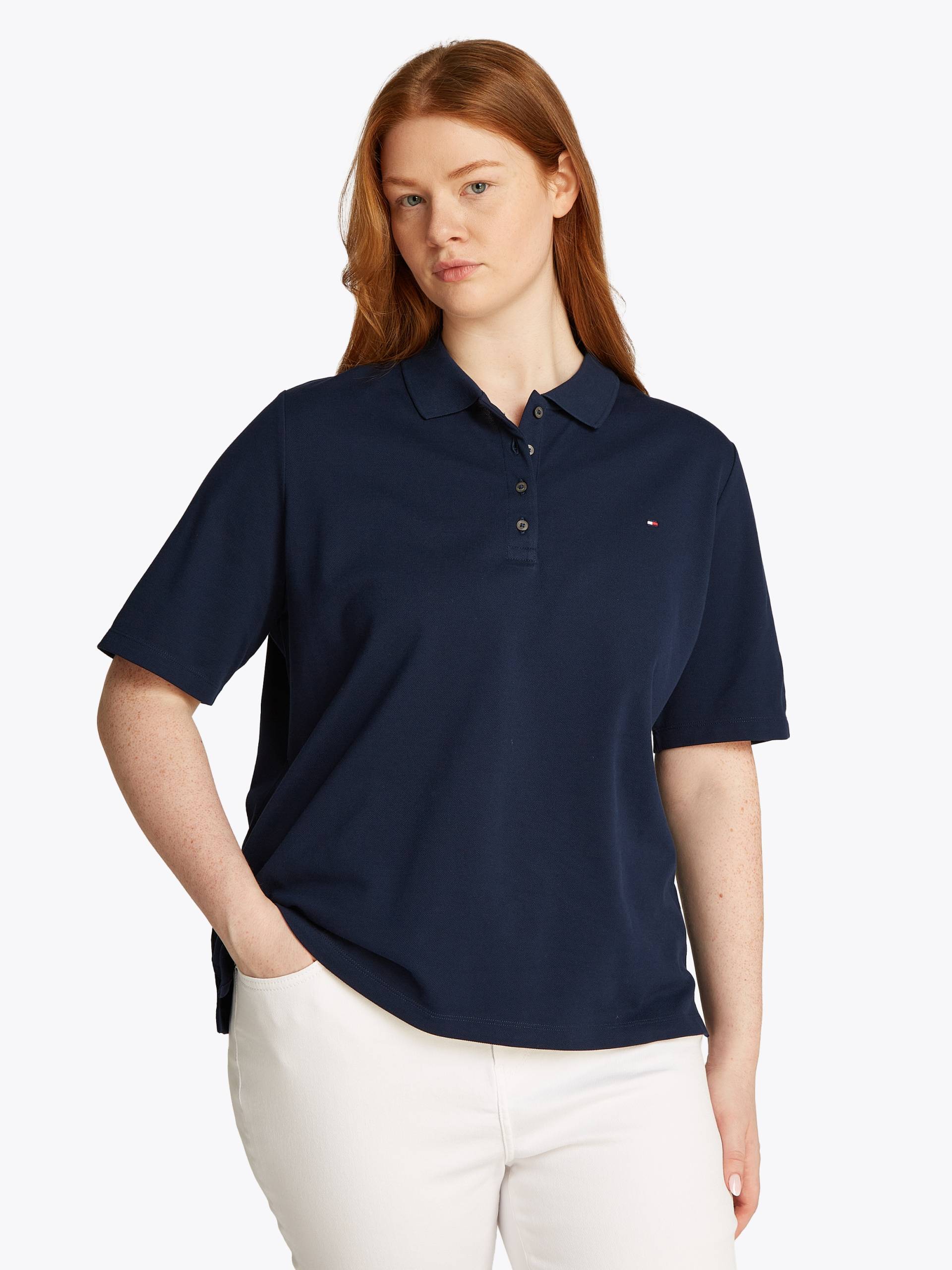 Tommy Hilfiger Curve Poloshirt »CRV 1985 REG PIQUE POLO SS«, in grossen Grössen Tommy Hilfiger Curve Poloshirt »CRV 1985 REG PIQUE POLO SS«, in grossen Grössen von TOMMY HILFIGER Curve