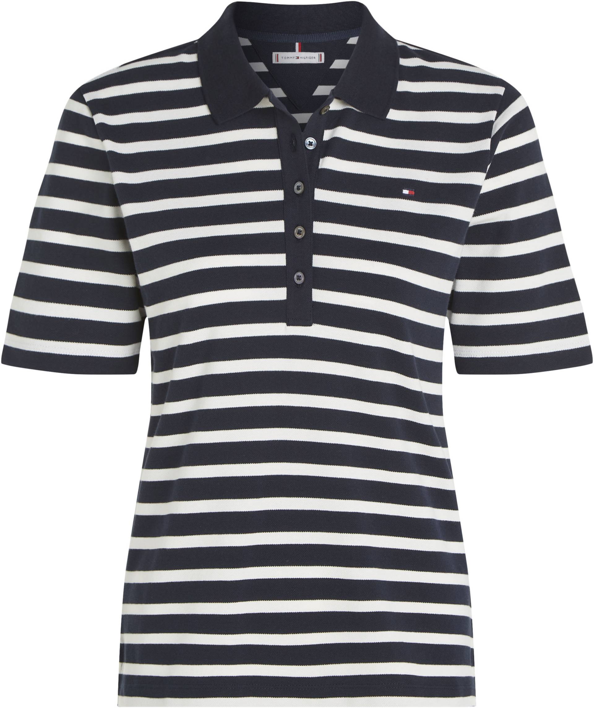 Tommy Hilfiger Curve Poloshirt »CRV 1985 REG PIQUE STP POLO SS« von TOMMY HILFIGER Curve