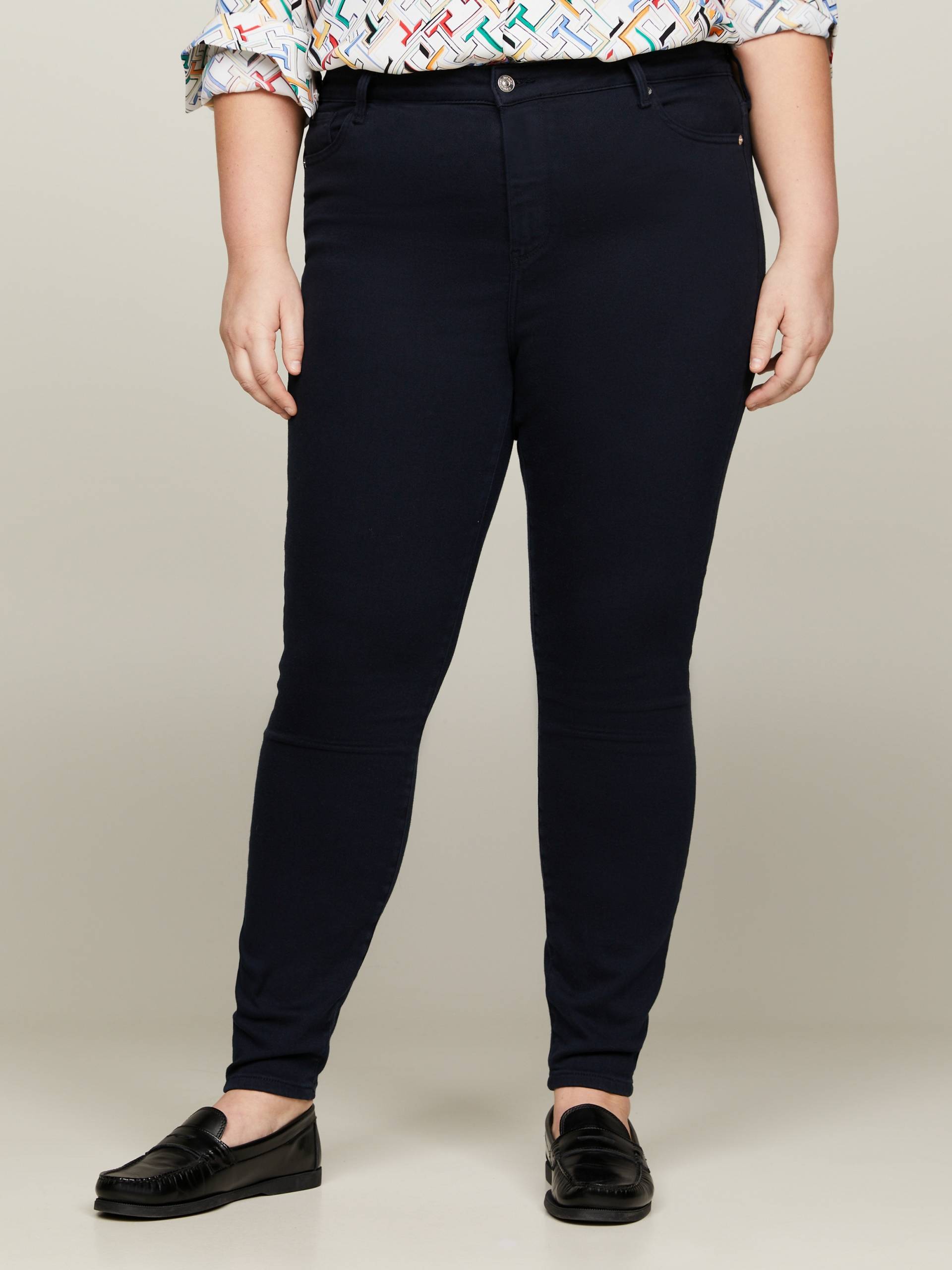 Tommy Hilfiger Curve Skinny-fit-Jeans »CRV HARLEM U SKINNY HW CLR« von TOMMY HILFIGER Curve