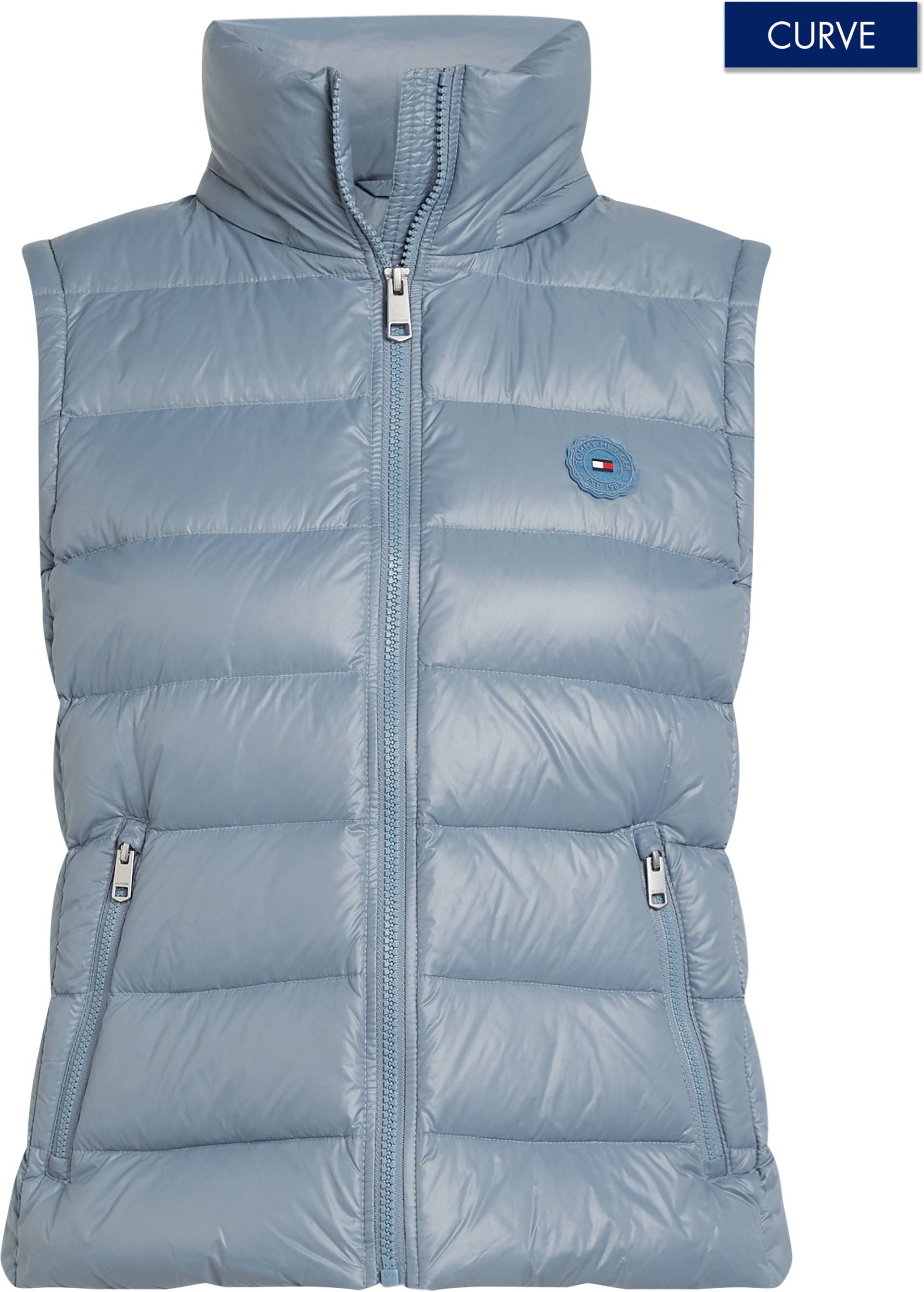 Tommy Hilfiger Curve Steppweste »CRV LW DOWN FEMININE GLOSS VEST«, in Grossen Grössen, mit leichtem Glanz, leichte Wattierung Tommy Hilfiger Curve Steppweste »CRV LW DOWN FEMININE GLOSS VEST«, in Grossen Grössen, mit leichtem Glanz, leichte Wattierung von TOMMY HILFIGER Curve