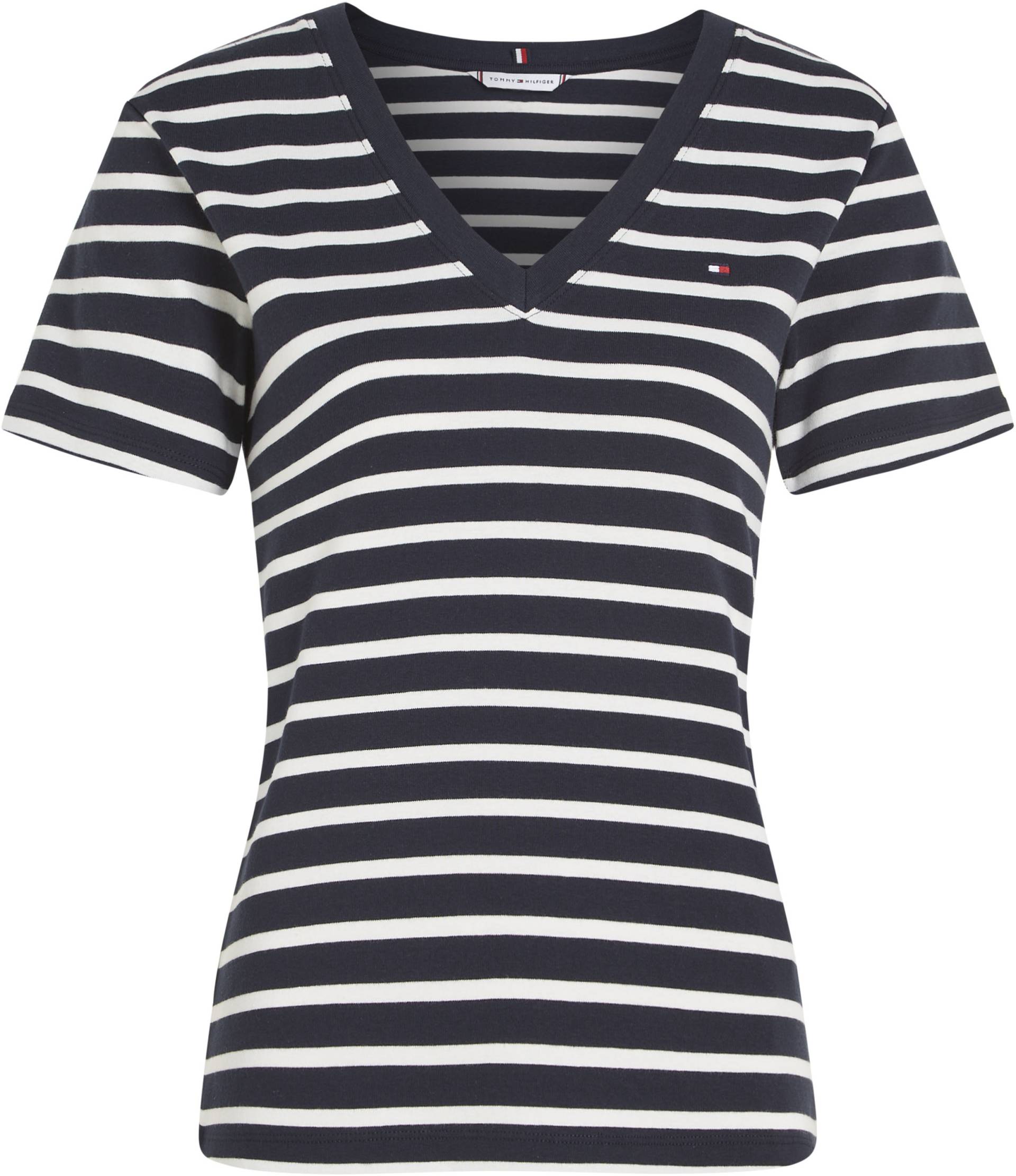 Tommy Hilfiger Curve V-Shirt »CRV NEW SLIM CODY V-NECK SS« von TOMMY HILFIGER Curve