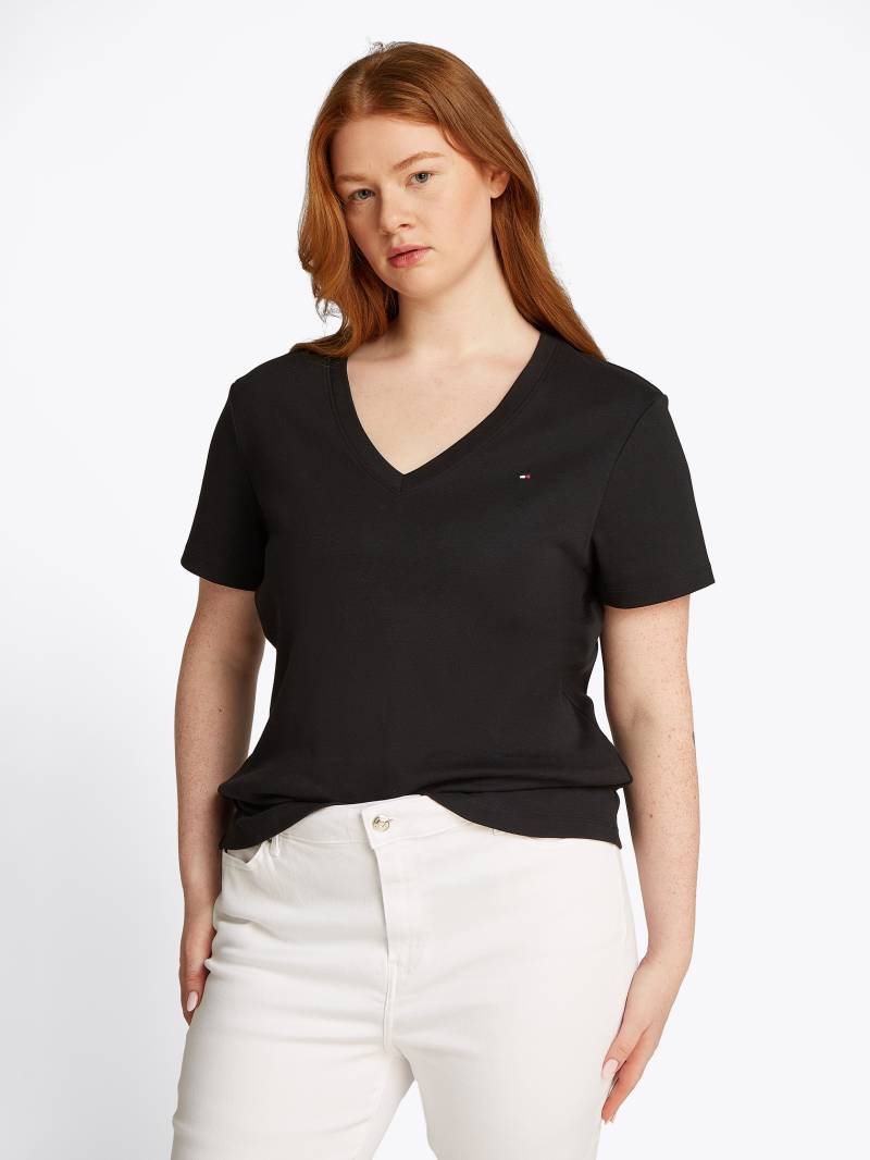 Tommy Hilfiger Curve V-Shirt »CRV SLIM CODY V-NK SS«, in Grossen Grössen von TOMMY HILFIGER Curve
