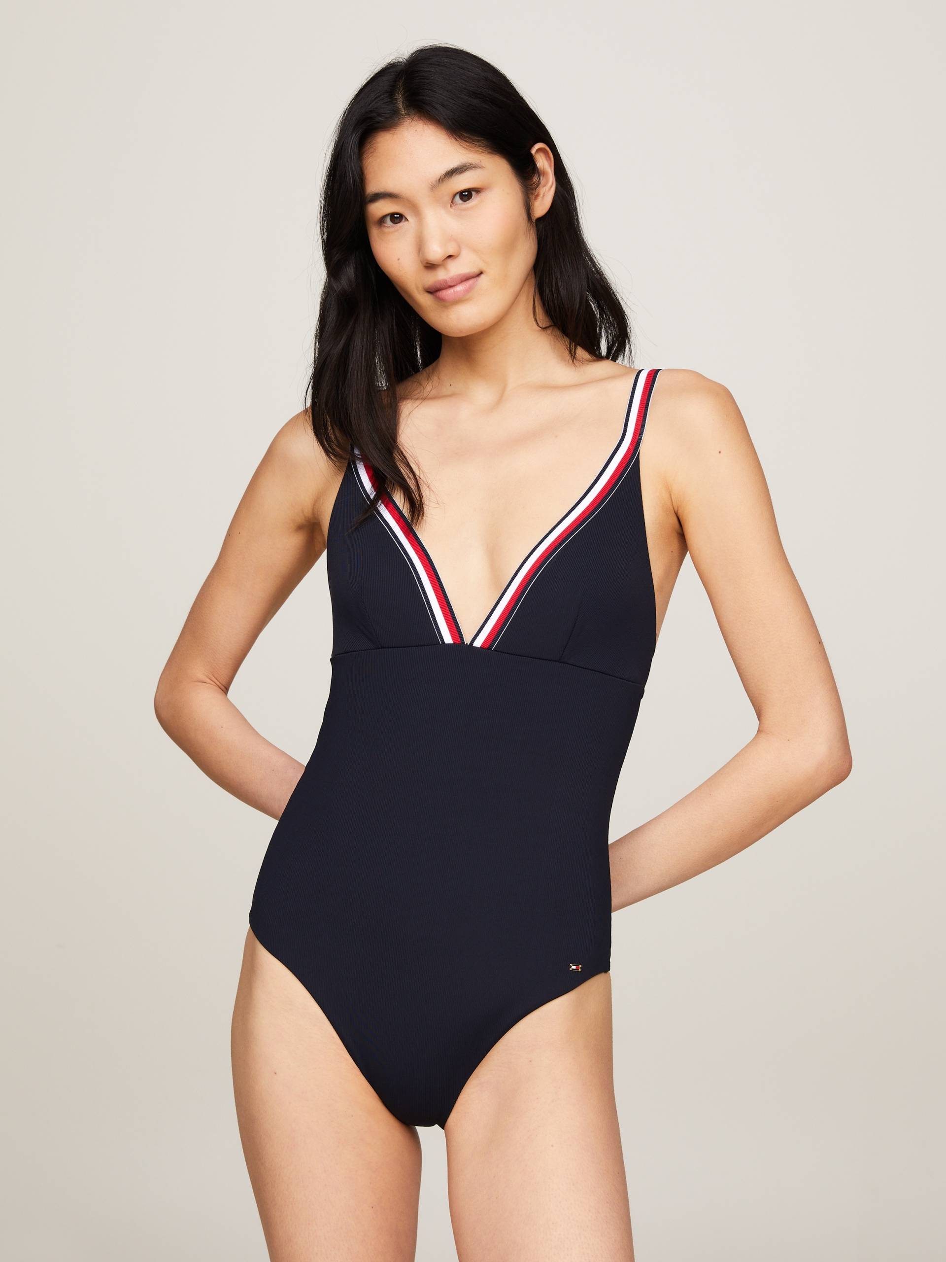 Tommy Hilfiger Swimwear Badeanzug »TRIANGLE ONE PIECE RP« von TOMMY HILFIGER Swimwear