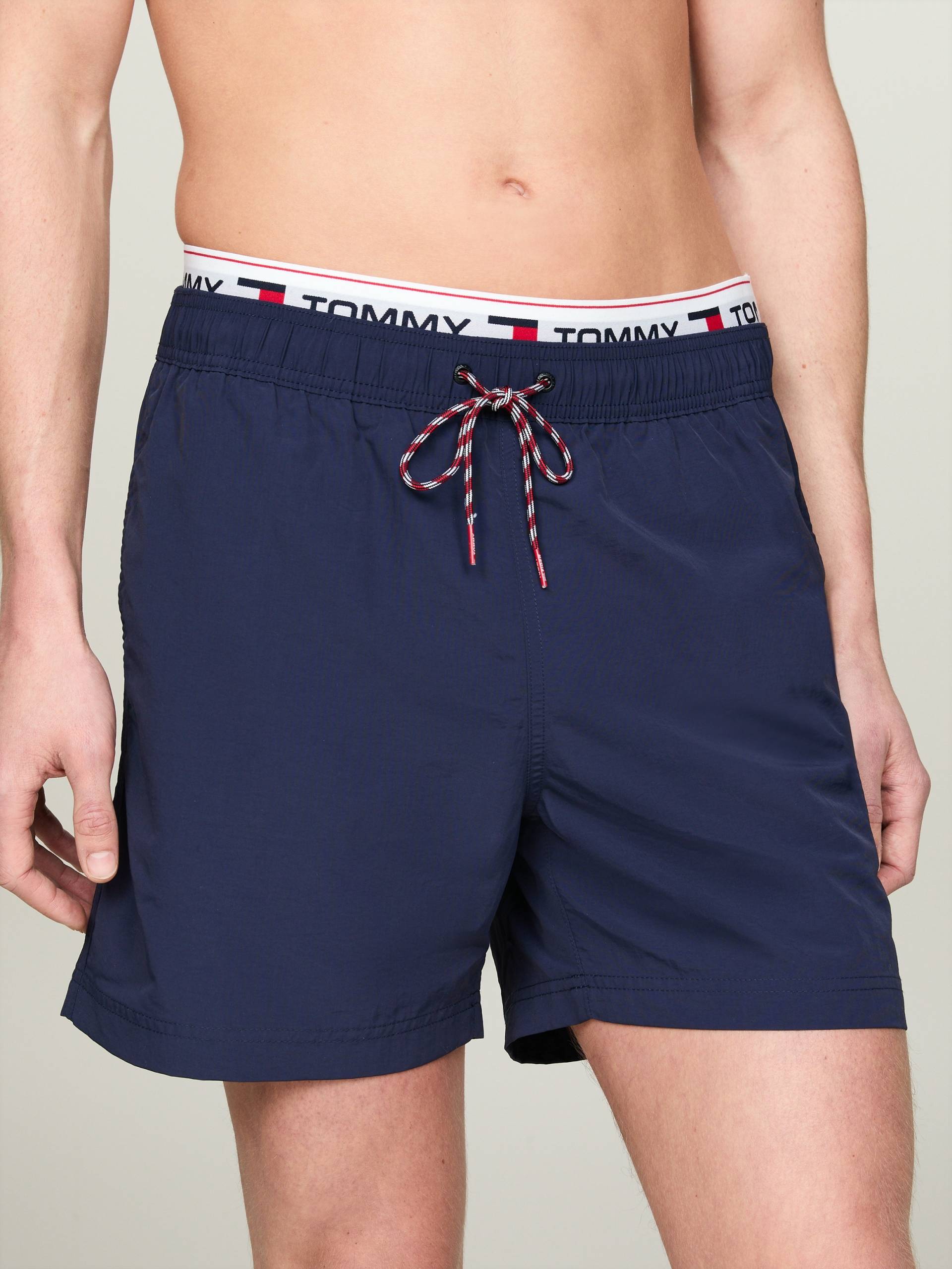 Tommy Hilfiger Swimwear Badeshorts »DW MEDIUM DRAWSTRING«, mit Logoschriftzügen rundum von TOMMY HILFIGER Swimwear