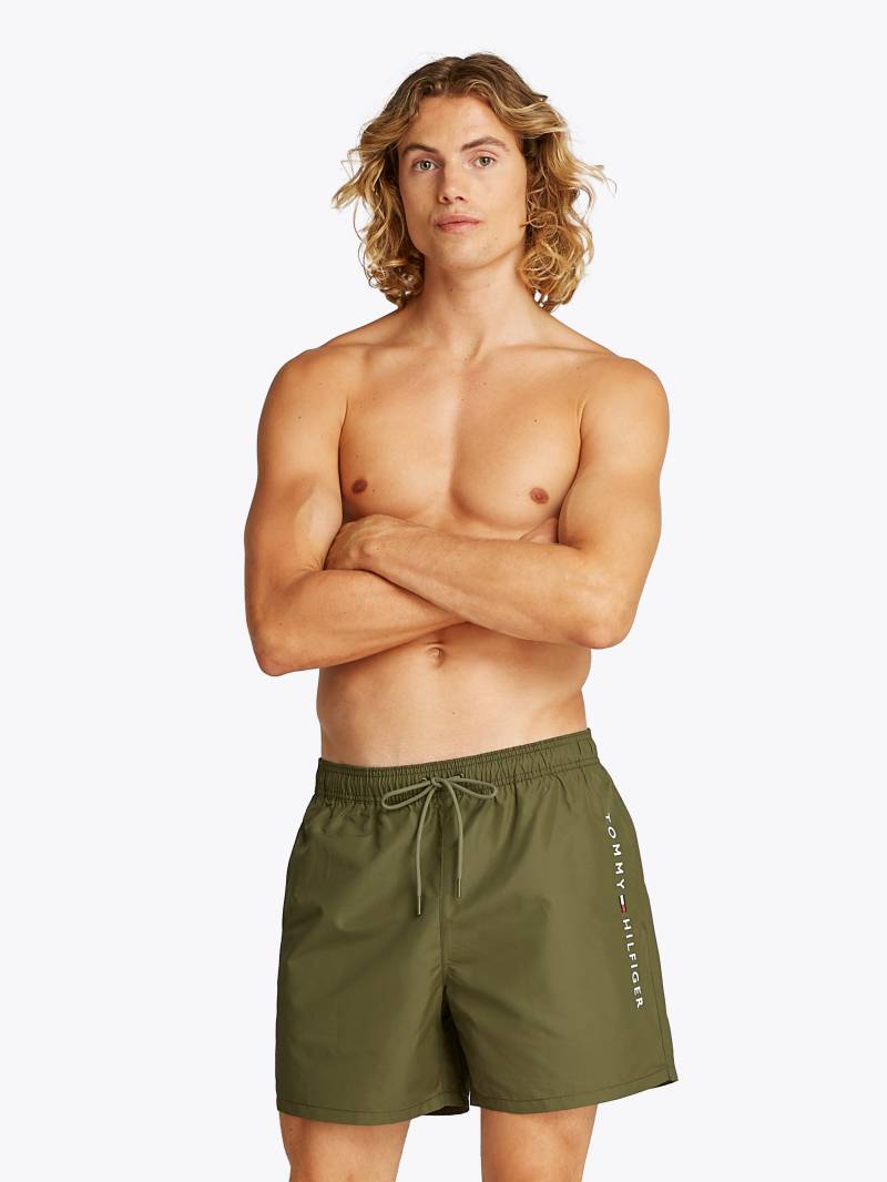 Tommy Hilfiger Swimwear Badeshorts »MEDIUM DRAWSTRING«, mit Logostickerei an der Hüfte von TOMMY HILFIGER Swimwear